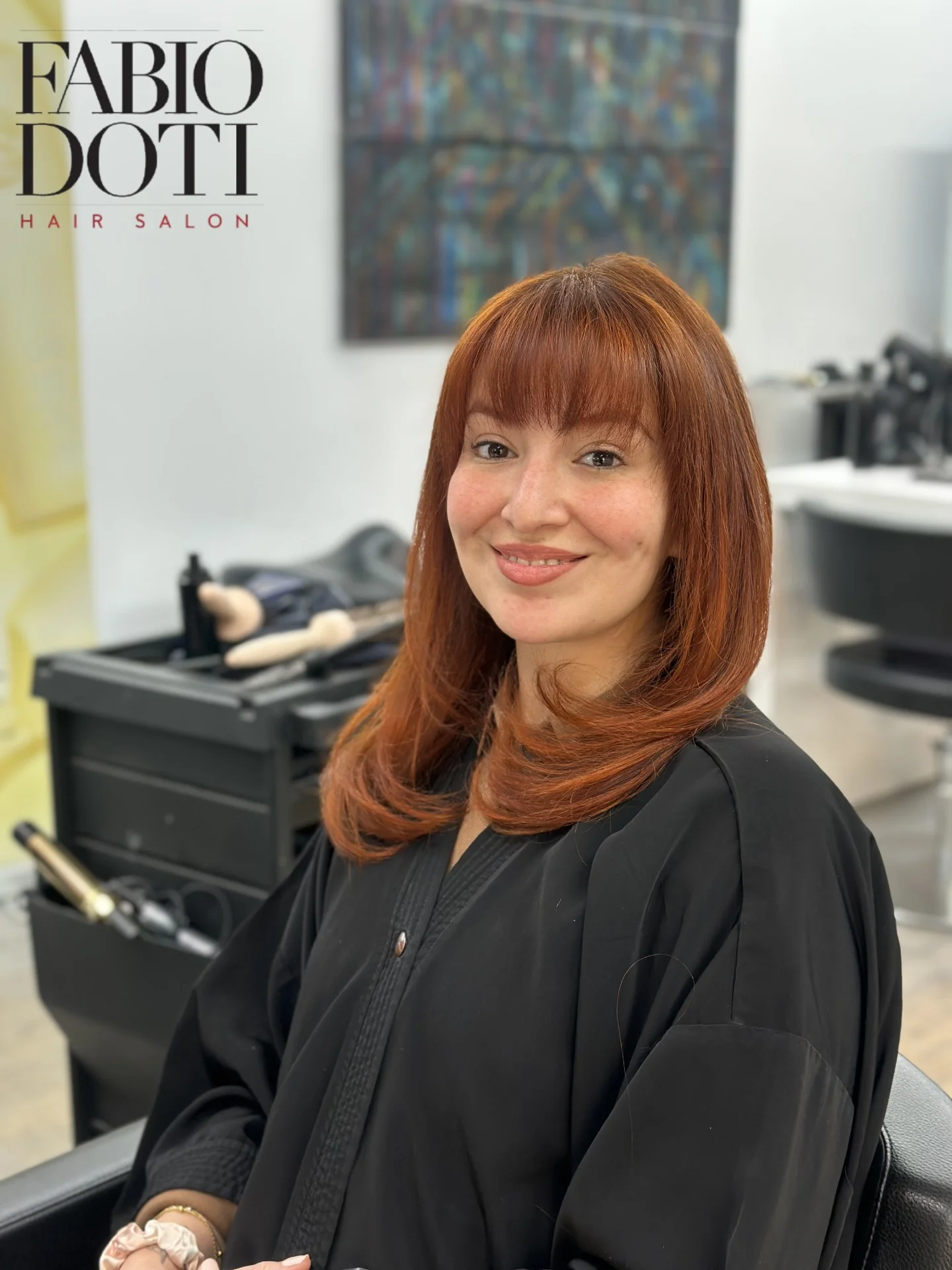 airy summer haircuts with bangs 2026 Classic Layered Medium Cut With Full Soft Bangs