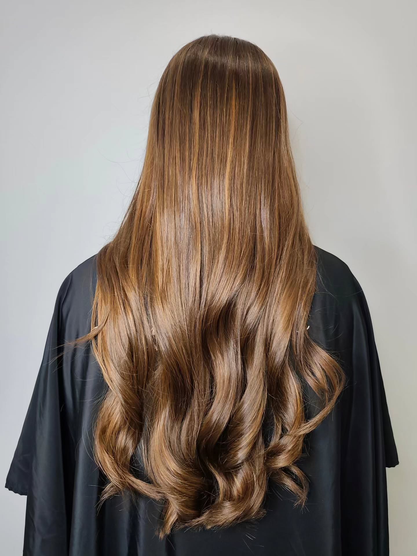 salon summer honey brown hair color 2026 Long Layered Honey Brown With Silky Dimension