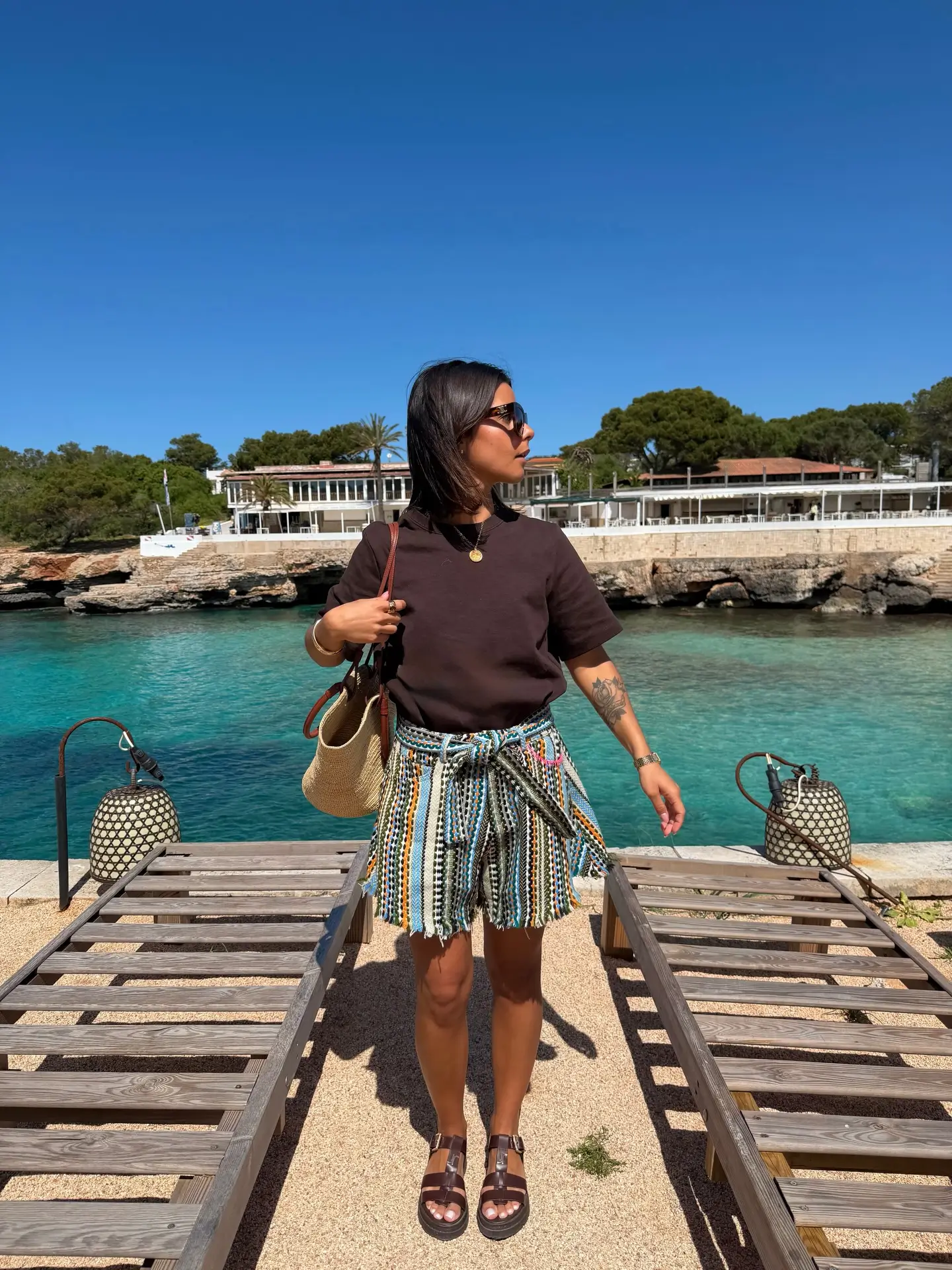 hot summer outfits 2026 Relaxed Coastal Layers With A Playful Pattern Twist