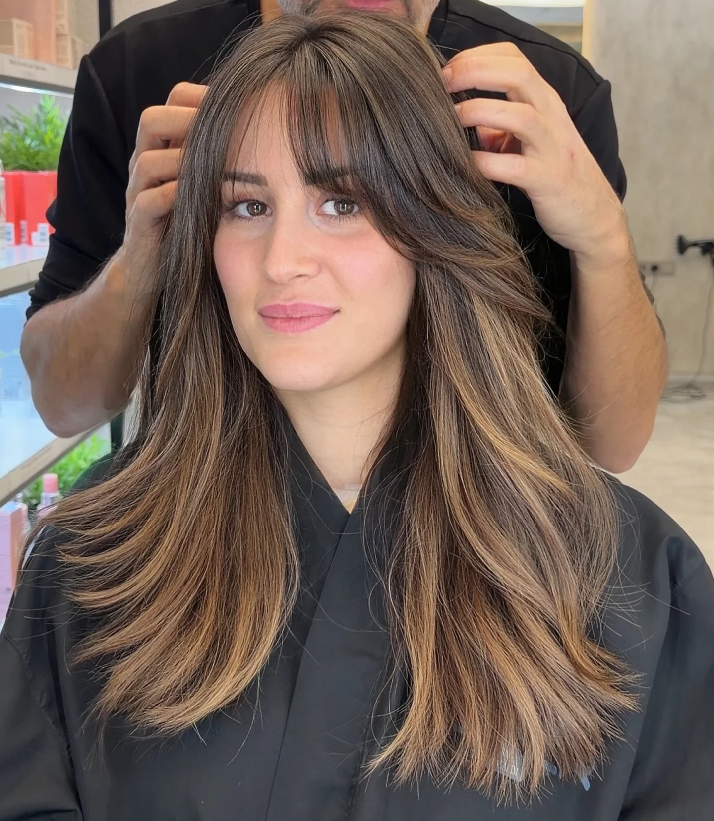 natural summer haircuts for women over 30 2026 Soft Curtain Layers With Sun-Kissed Dimension