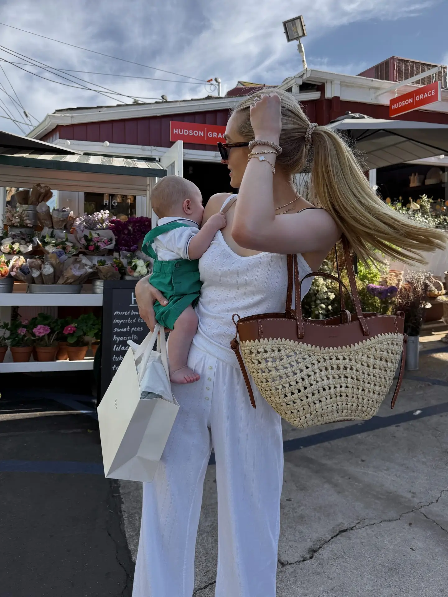 stylish mom outfits summer 2026 Fresh Market Whites And Elevated Summer Ease