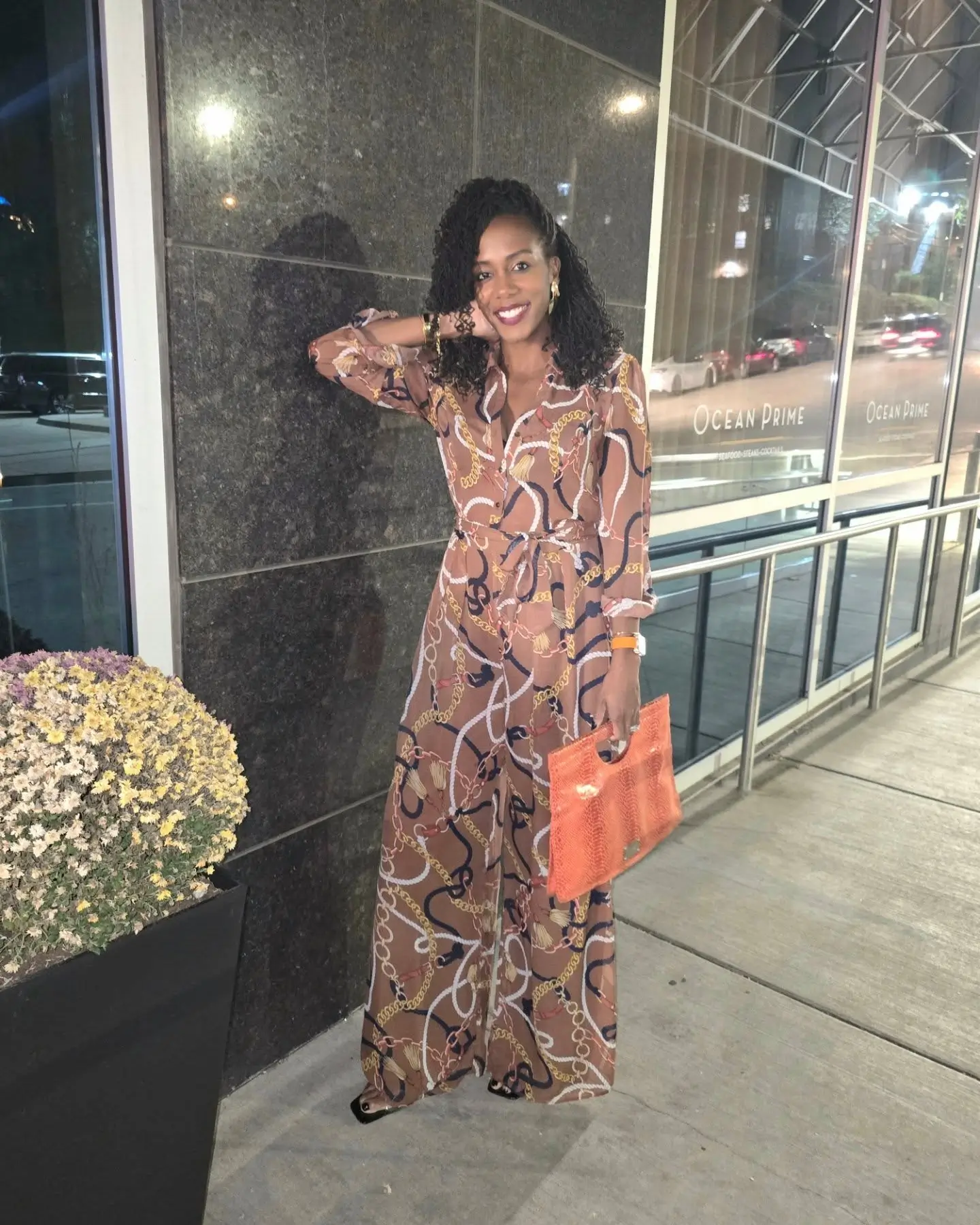trendy summer outfits for black woman 2026 Effortless Printed Jumpsuit For Elevated Evenings