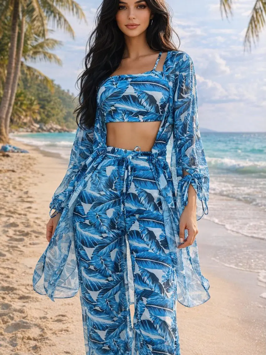 Summer Beach Outfit For Women 2026 Tropical Matching Set for Modern Beachwear Energy