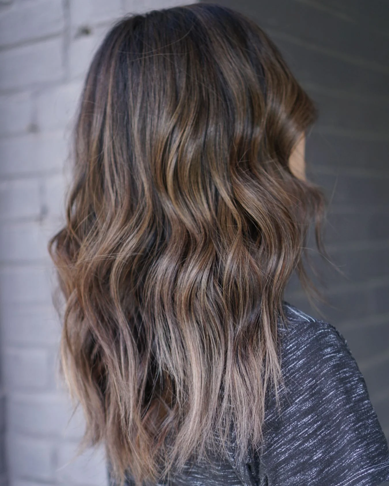 modern summer ash brown hair color 2026 Sun-Kissed Ash Brown Melt With Light Blonde Ends