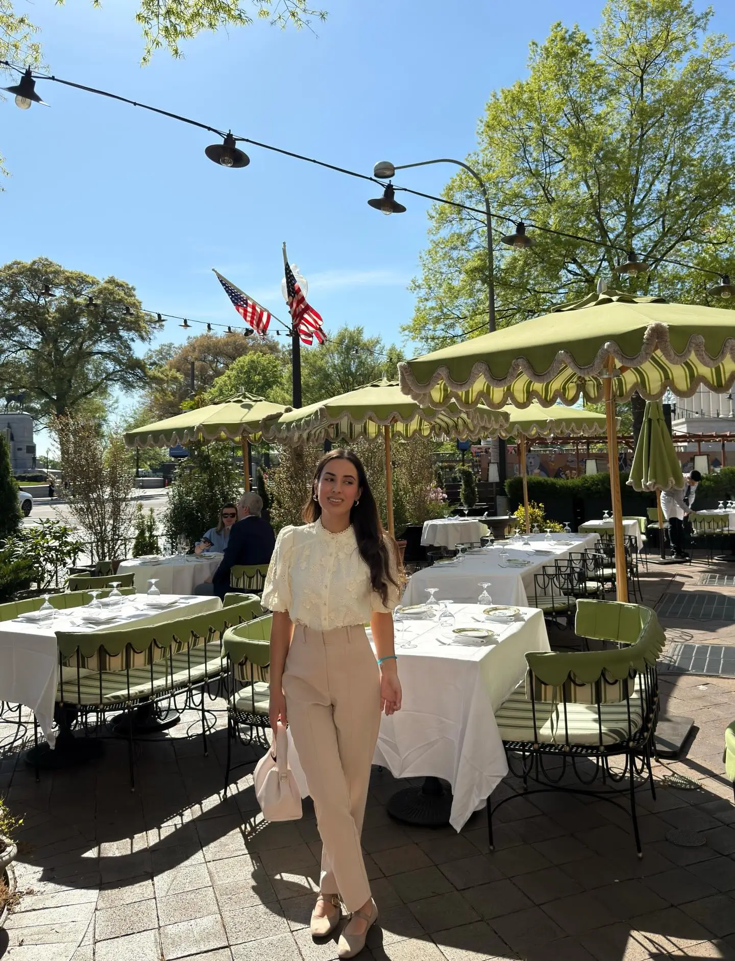 summer blouses for women 2026 Soft Cream Blouse With Subtle Volume And Classy Summer Polish