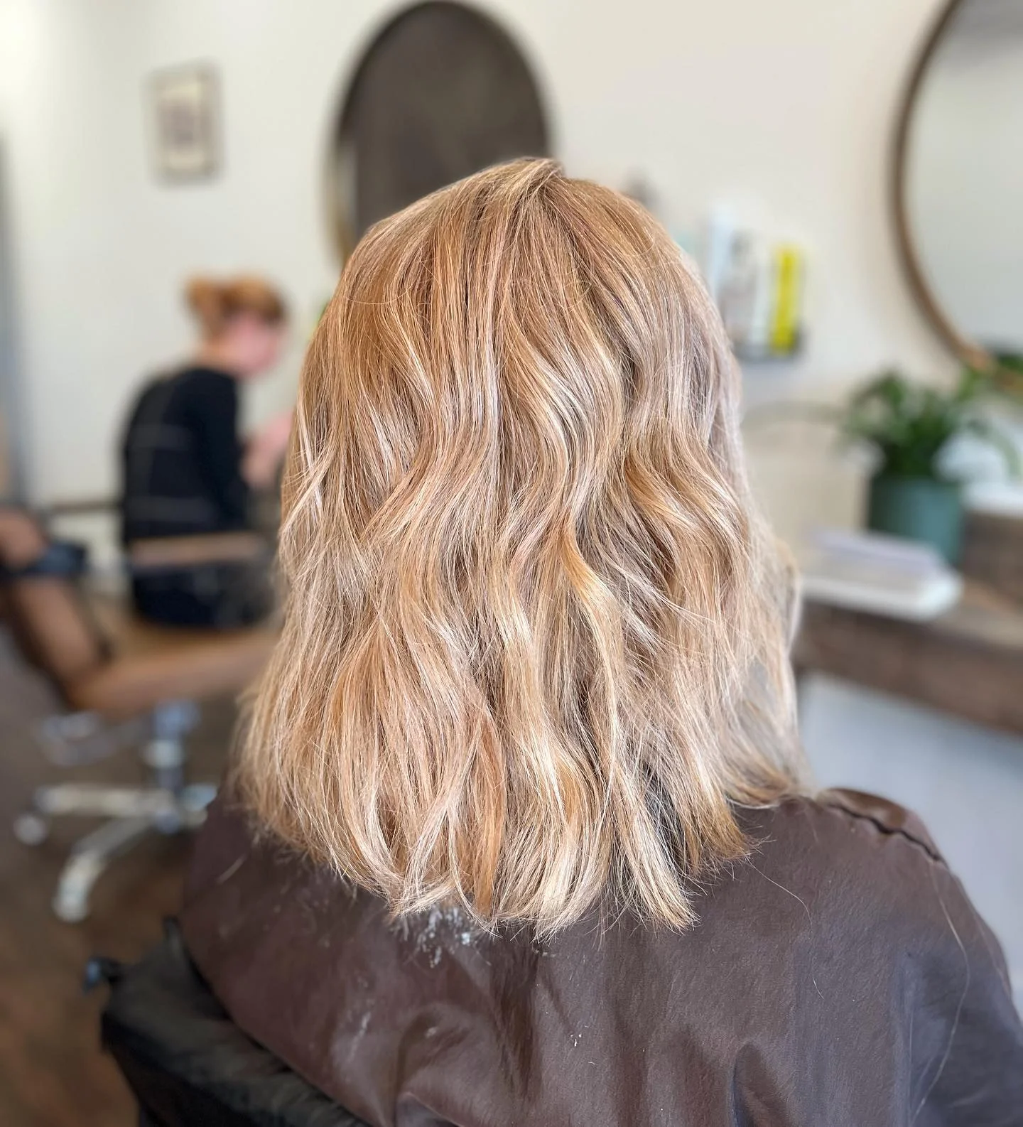 champagne summer hair color for light skin 2026 Soft Champagne Waves With Balanced Blonde And Brown