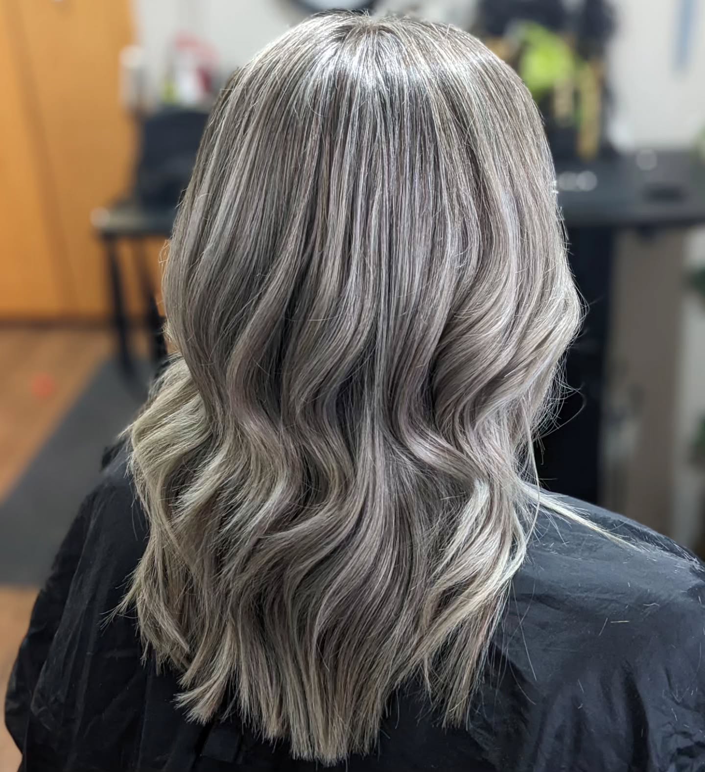 bright summer ash blonde hair color 2026 Cool Toned Ash Blonde Lob With Textured Ends