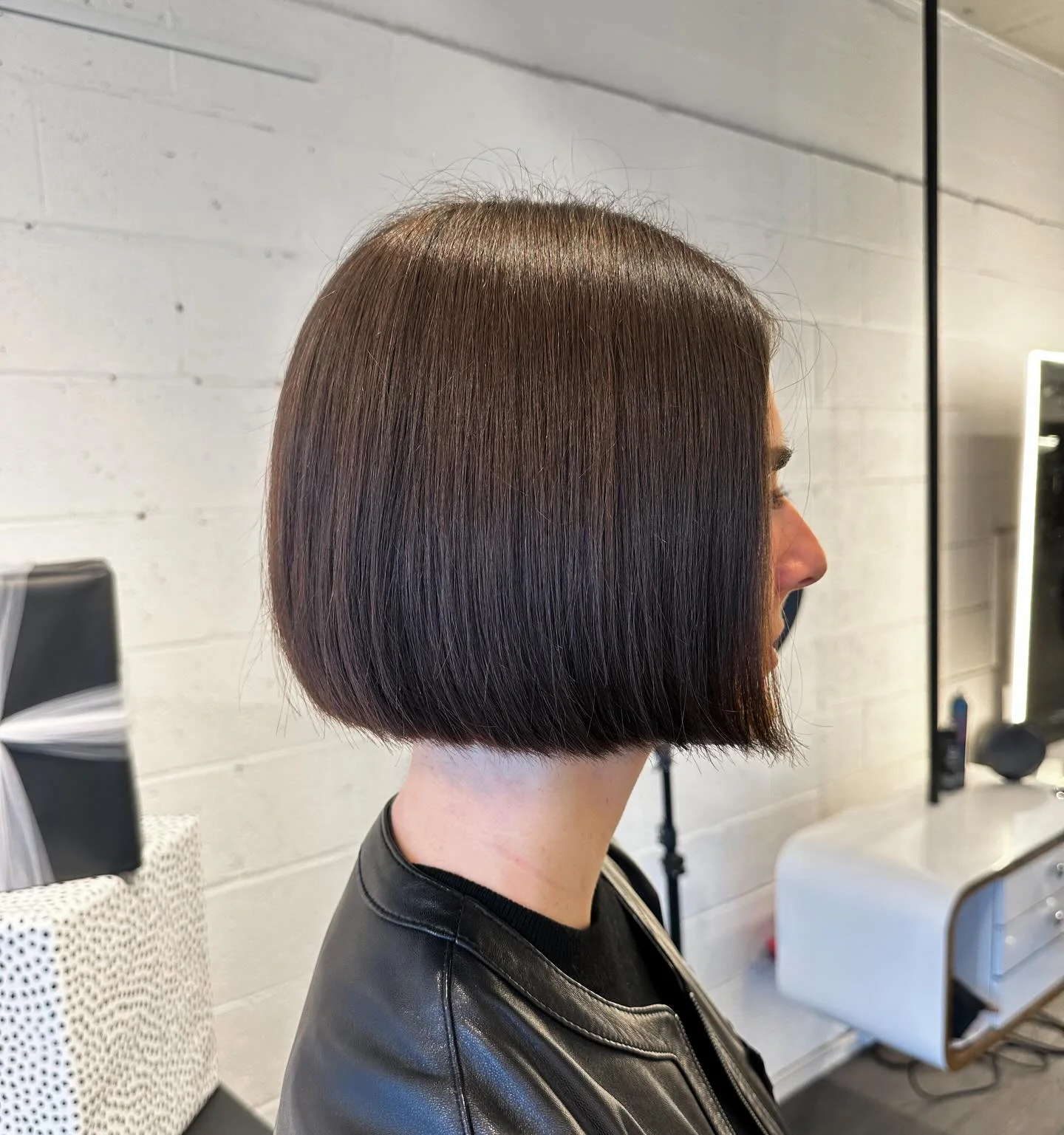 natural summer haircuts for women over 30 2026 Sharp Classic Bob With A Sculpted Finish