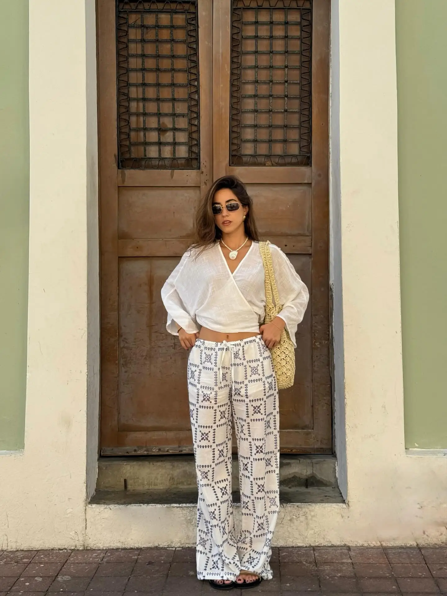 summer blouses for women 2026 Airy Wrap Blouse With Relaxed Silhouette And Summer Movement