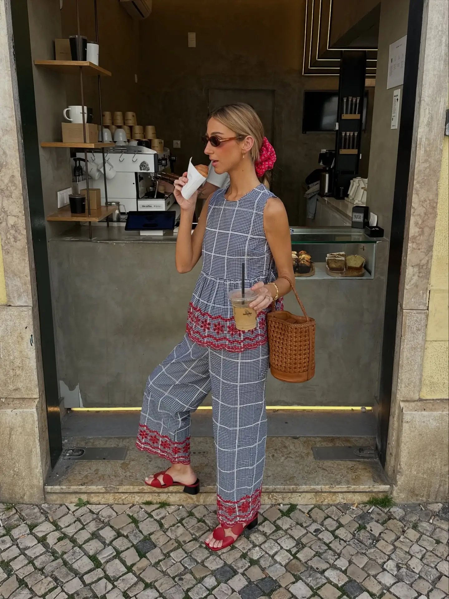 summer set outfits for women 2026 Playful Patterned Casual Set With Statement Details