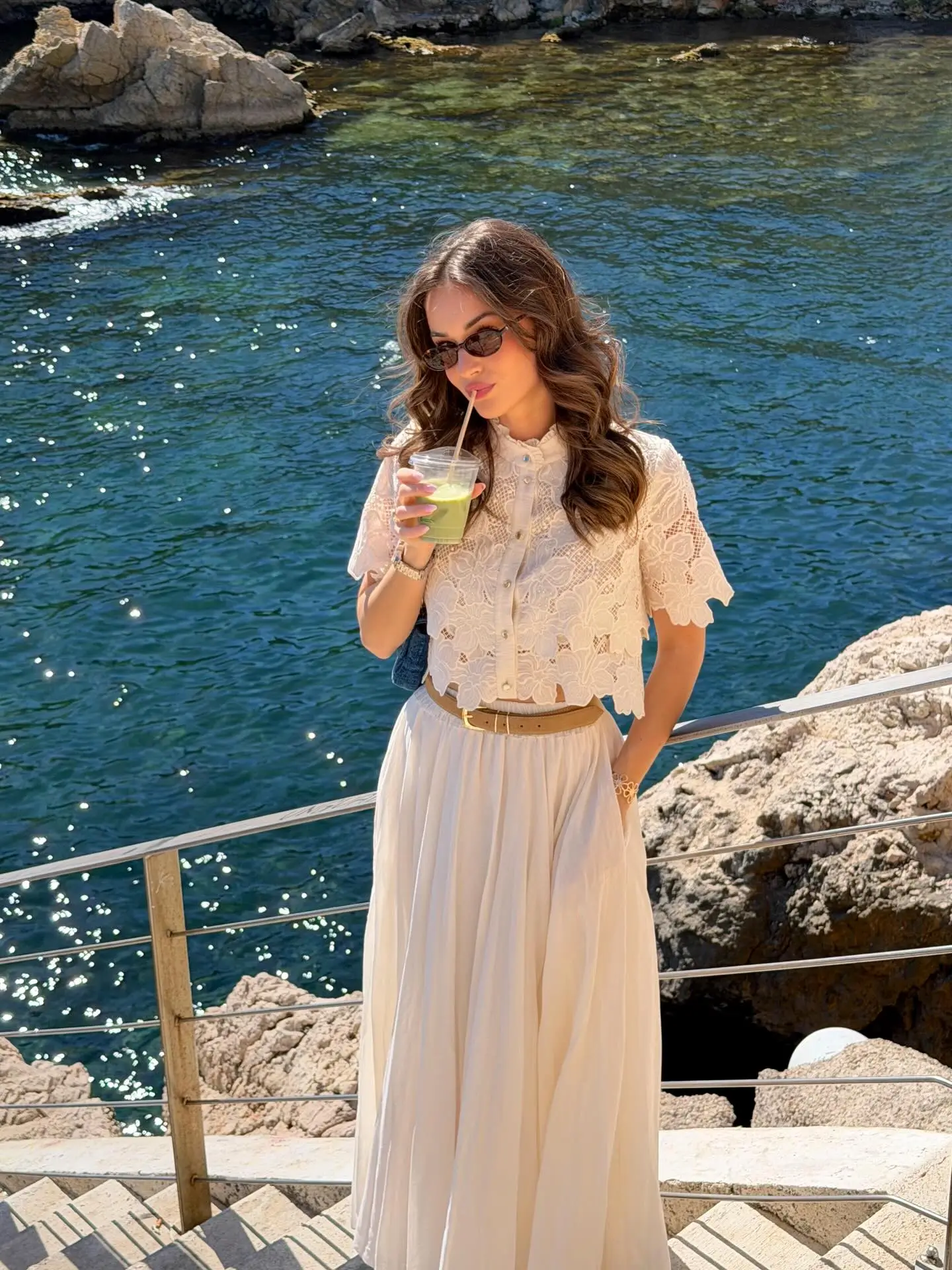 summer vacation outfits beach resort wear Soft Neutral Romance With Lace And Flowing Silhouettes