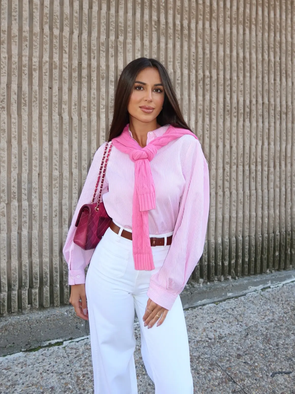 summer business casual outfit for women 2026 Soft Pink Accents That Instantly Elevate Office Basics