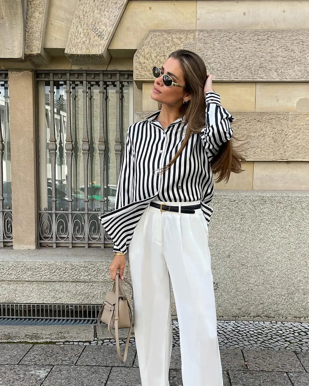 summer work outfits for the office 2026 Sharp Stripes And Effortless Tailoring Balance