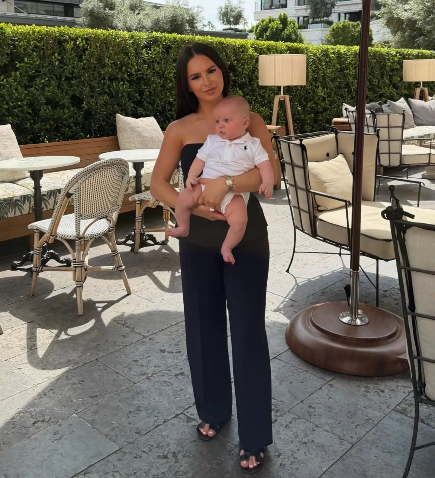 stylish mom outfits summer 2026 Sleek Black Minimalism For Elevated Everyday Ease