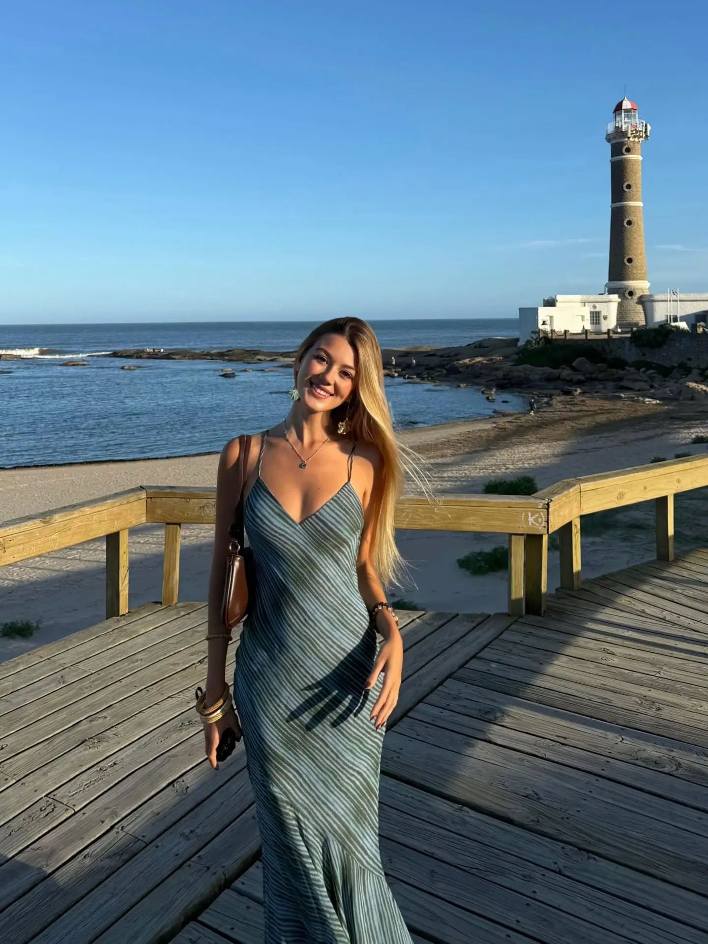 summer sundresses for women 2026 Ocean Breeze Slip - Minimalist Long Sundress For Coastal Evenings