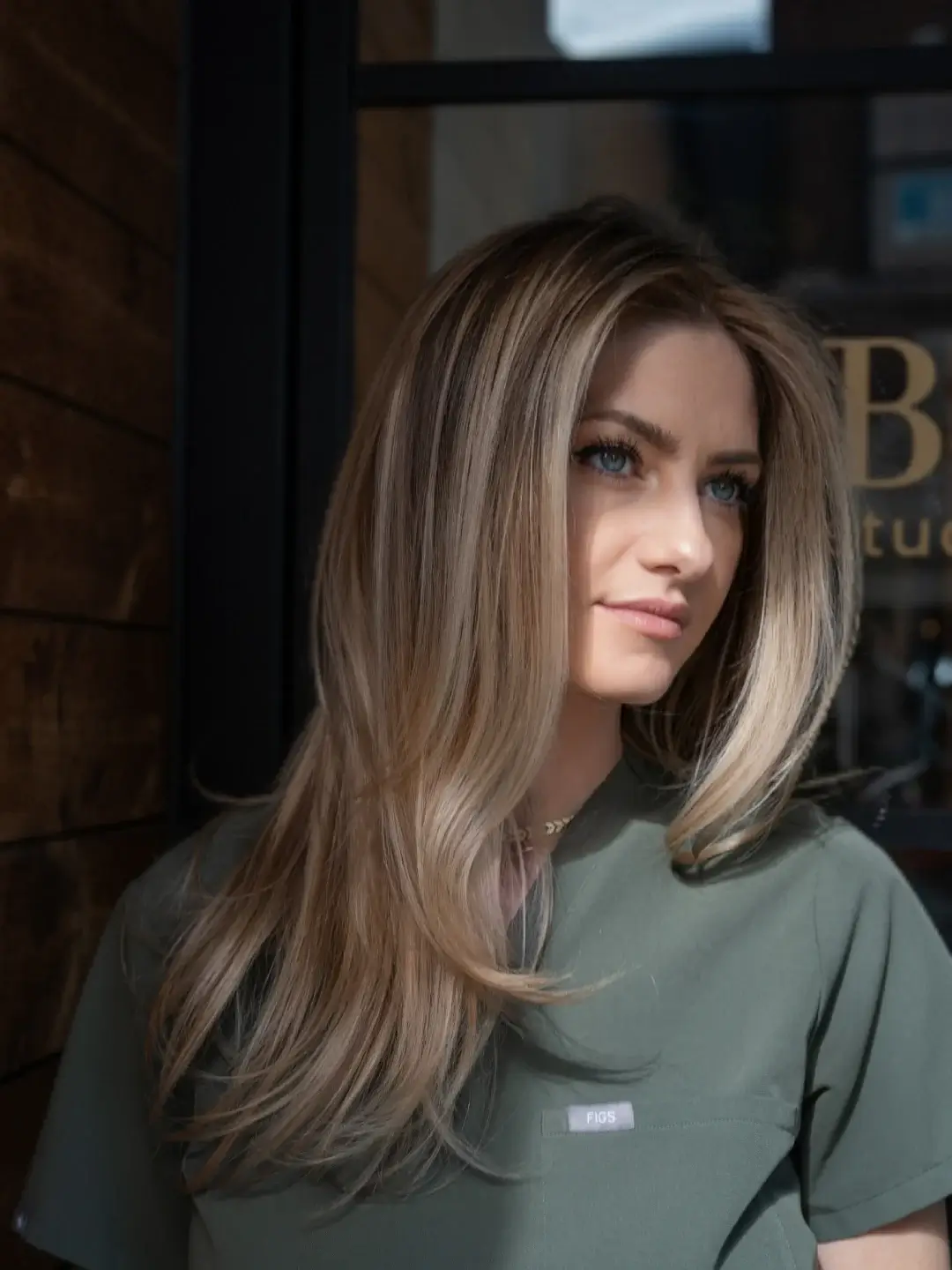 summer blonde hair color 2026 Light Champagne Blonde With Face Framing Glow