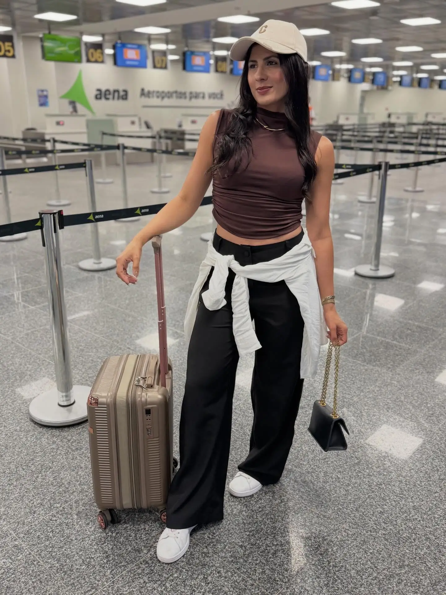 comfy airport outfits summer 2026 Sporty Chic With A Baddie Edge