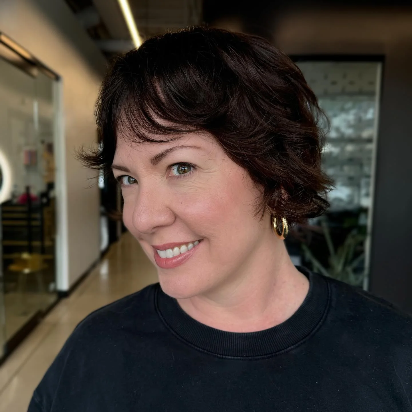 cropped summer bixie haircut 2026 Short Textured Bixie With Soft Fringe And Lived In Layers