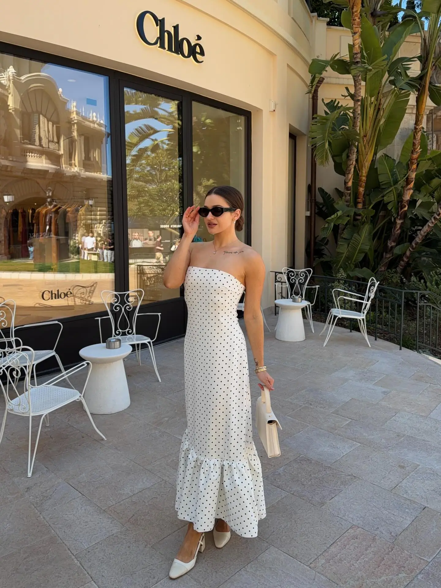 summer old money outfit for women 2026 Polka Dot Minimalism With A Vintage Riviera Feel