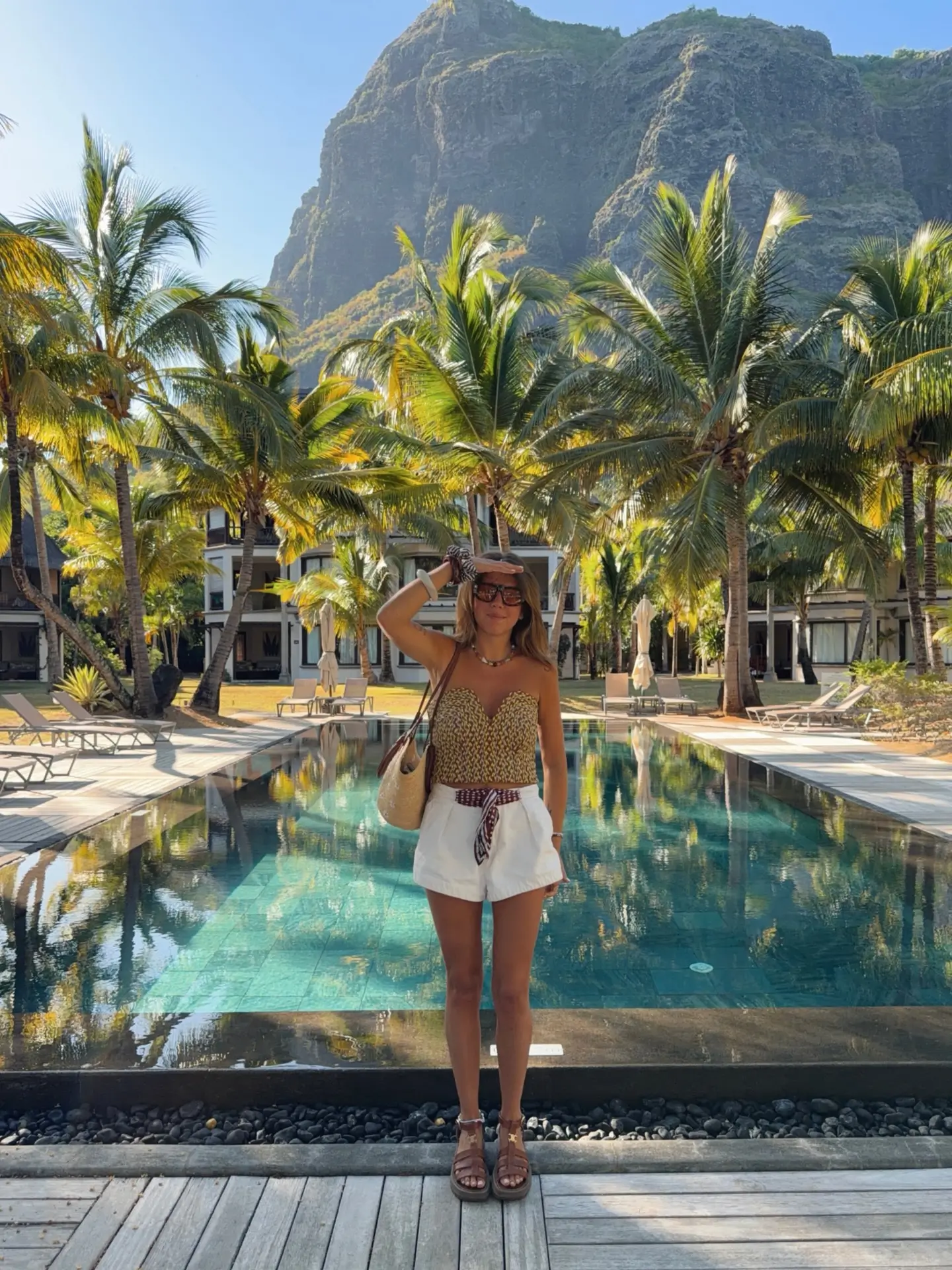 summer vacation resort outfits 2026 Poolside Neutrals With Tropical Elegance