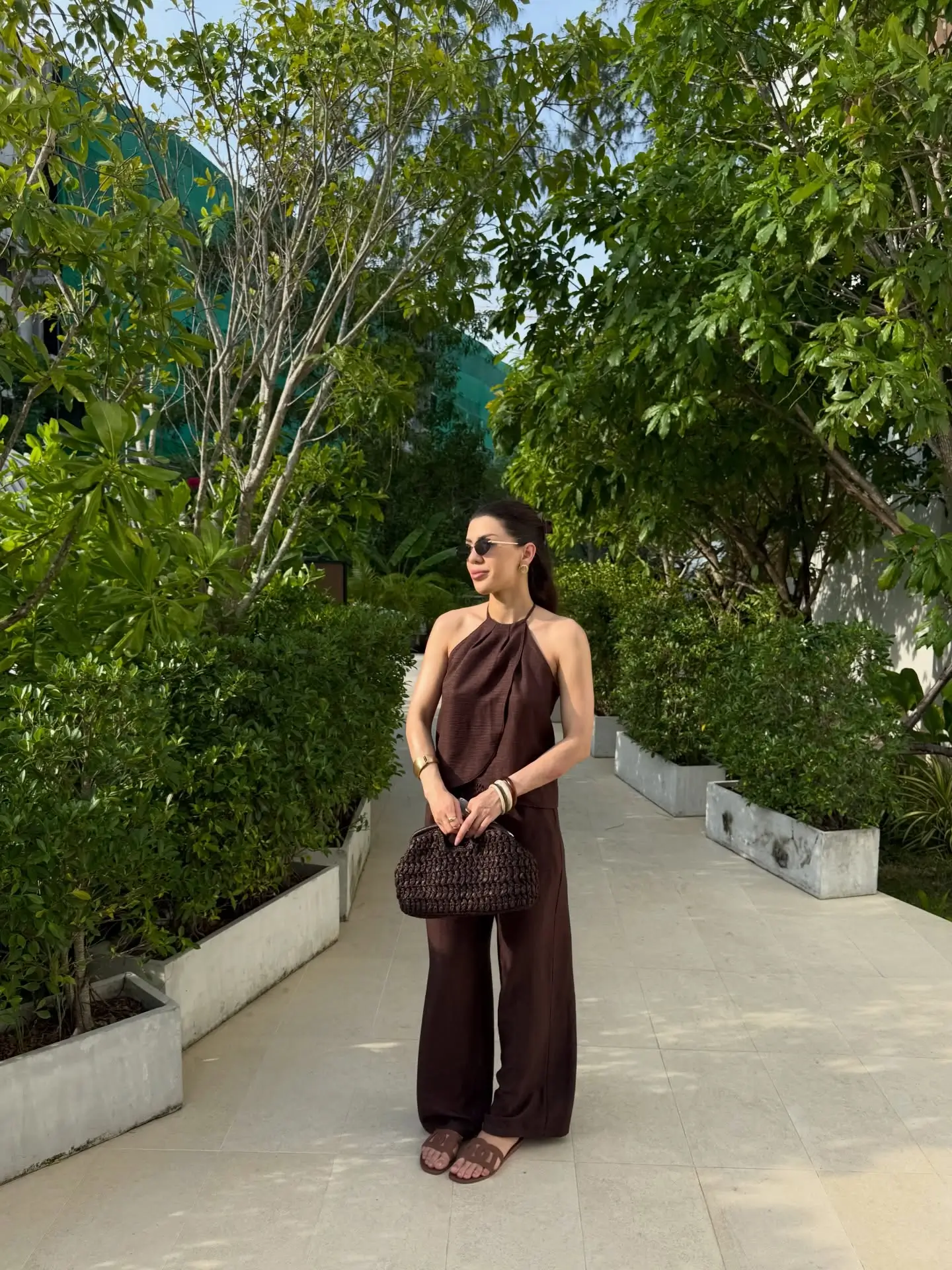 hot summer outfits 2026 Chocolate Brown Sets That Feel Unexpectedly Cool