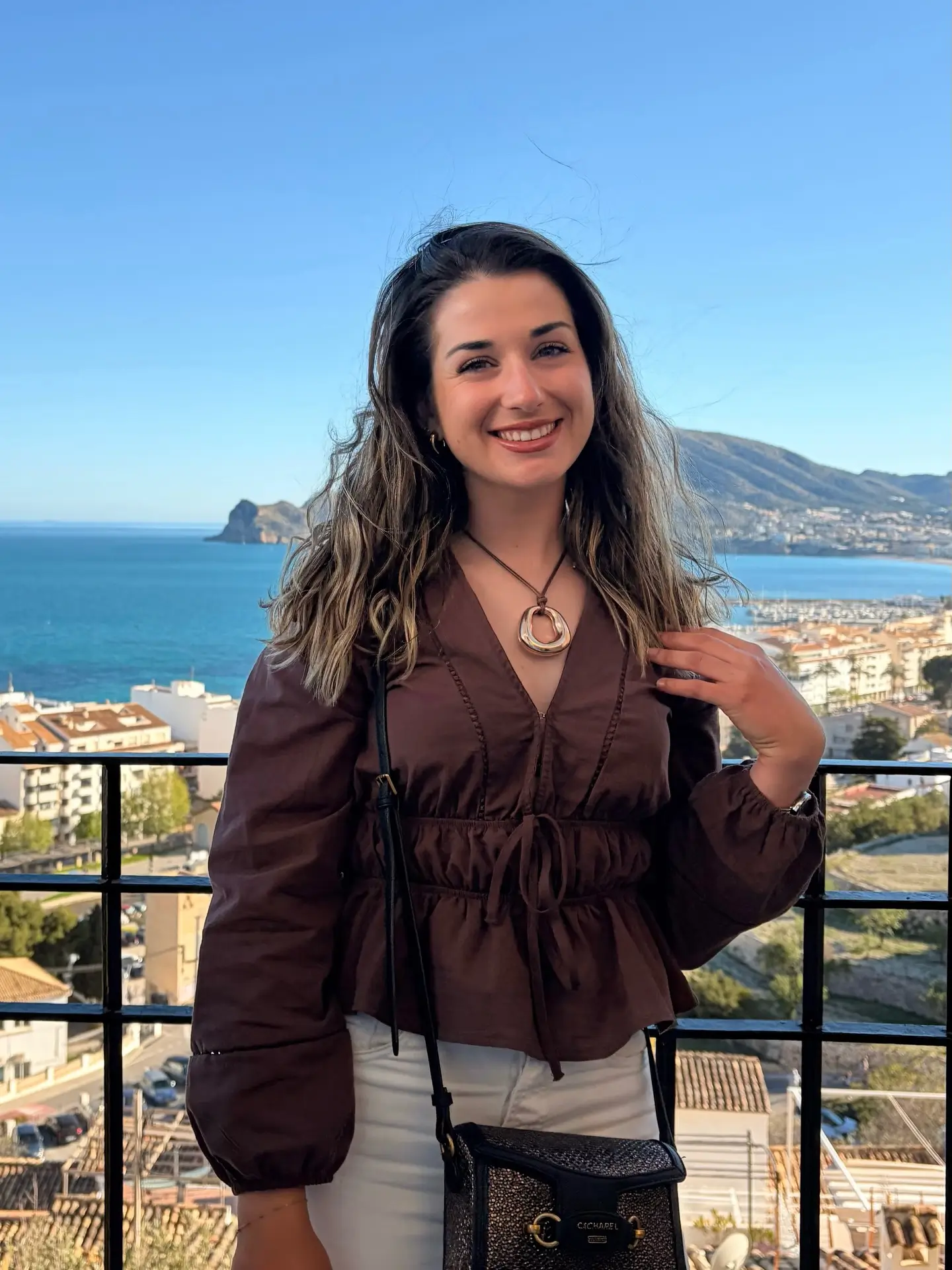 summer blouses for women 2026 Deep Brown Romance With Soft Feminine Lines