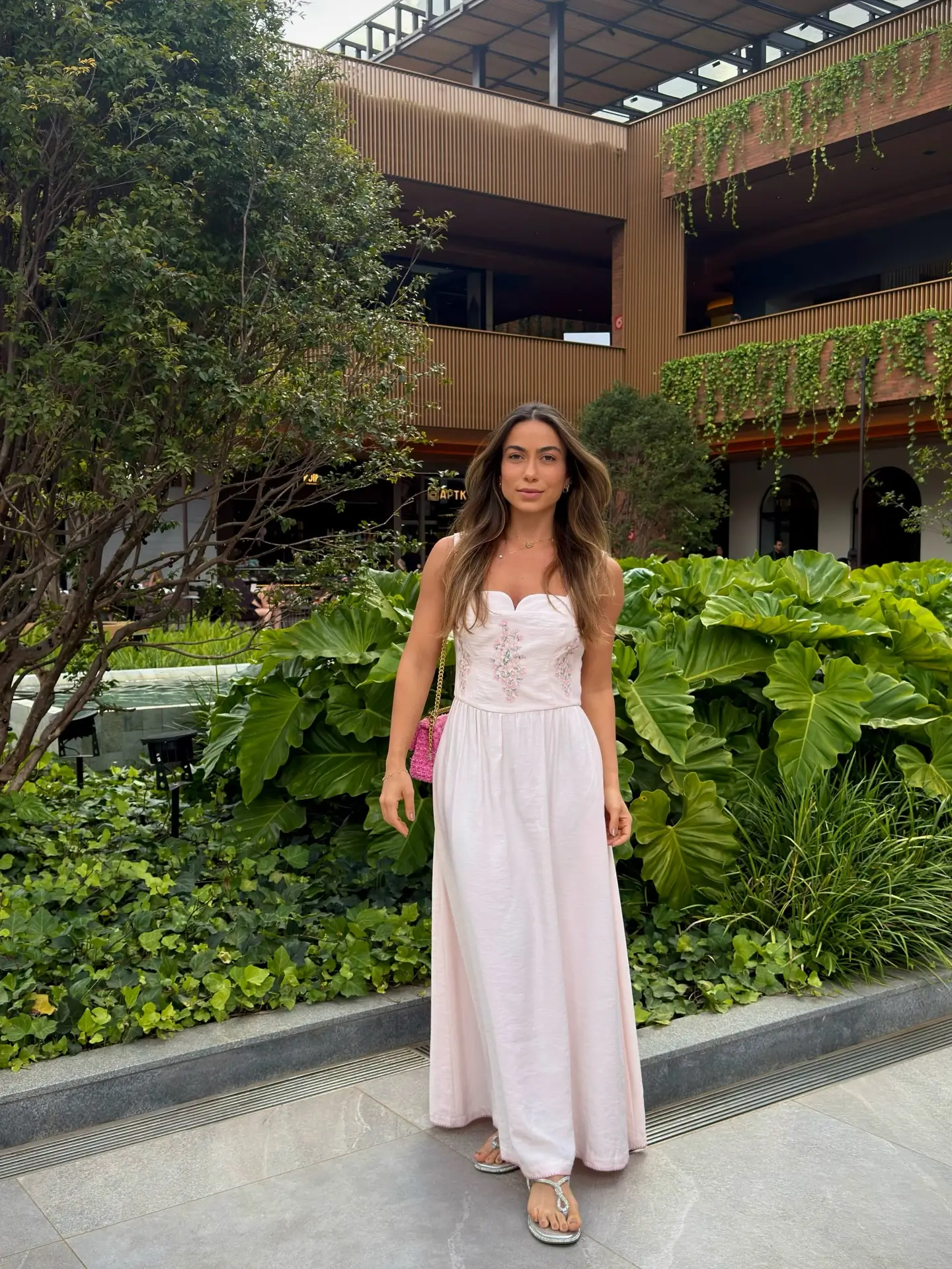 summer clothes for women 2026 Romantic Blush Dress With Subtle Details