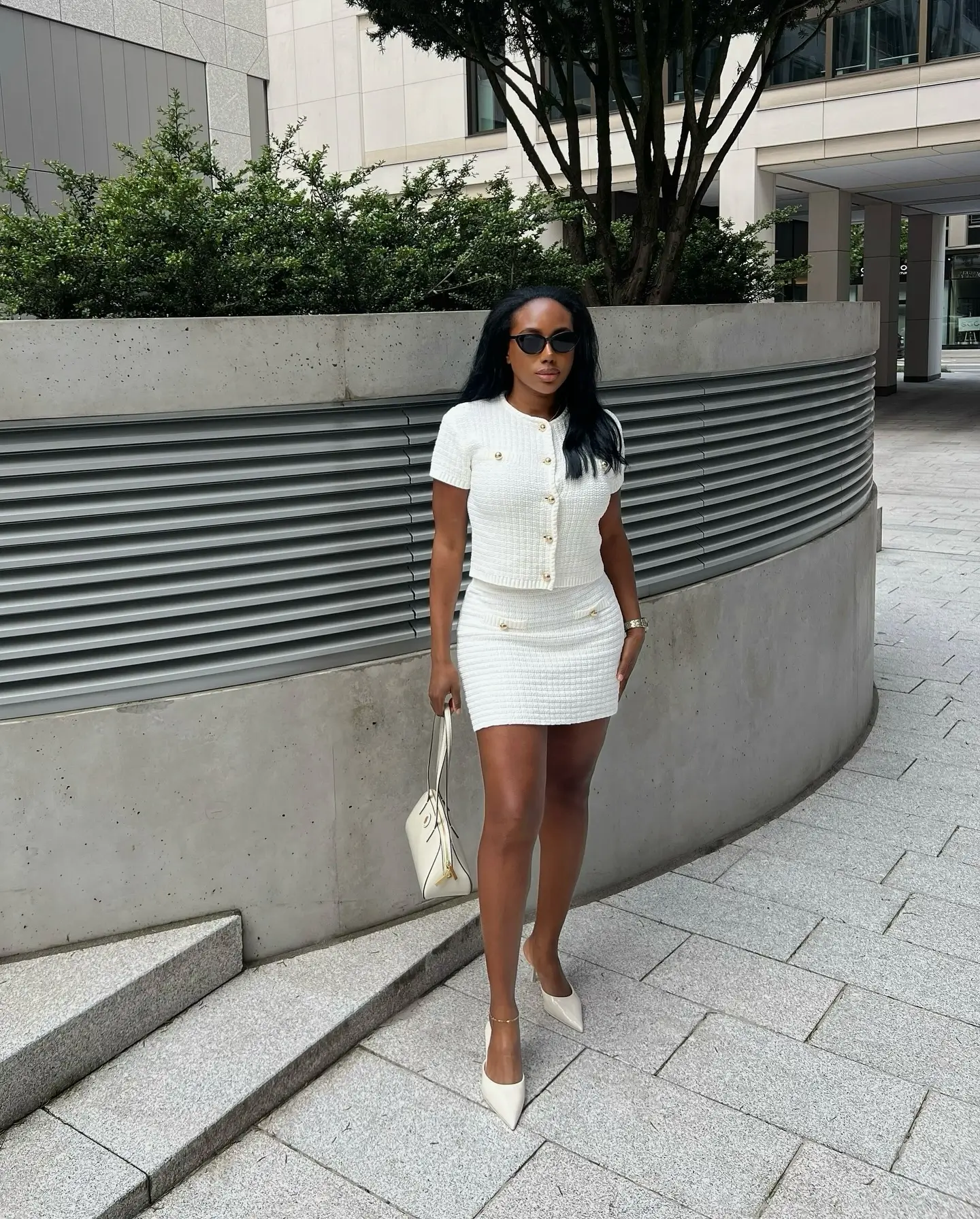trendy summer outfits for black woman 2026 Modern Minimalist City Chic In Soft White