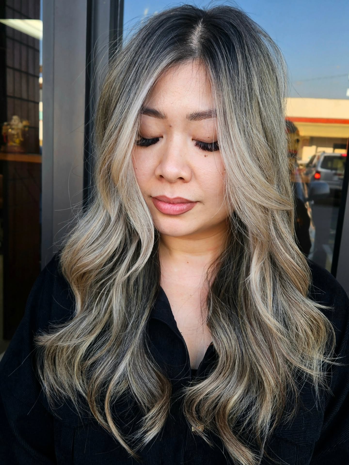 bright summer ash blonde hair color 2026 Soft Contrast Balayage With Dimensional Brightness