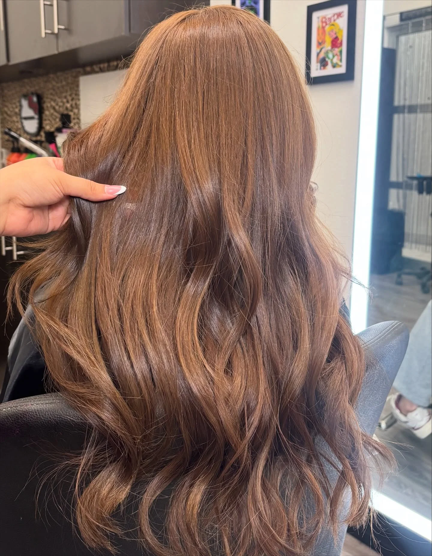 salon summer honey brown hair color 2026 Soft Blended Honey Brown With Natural Balayage Flow