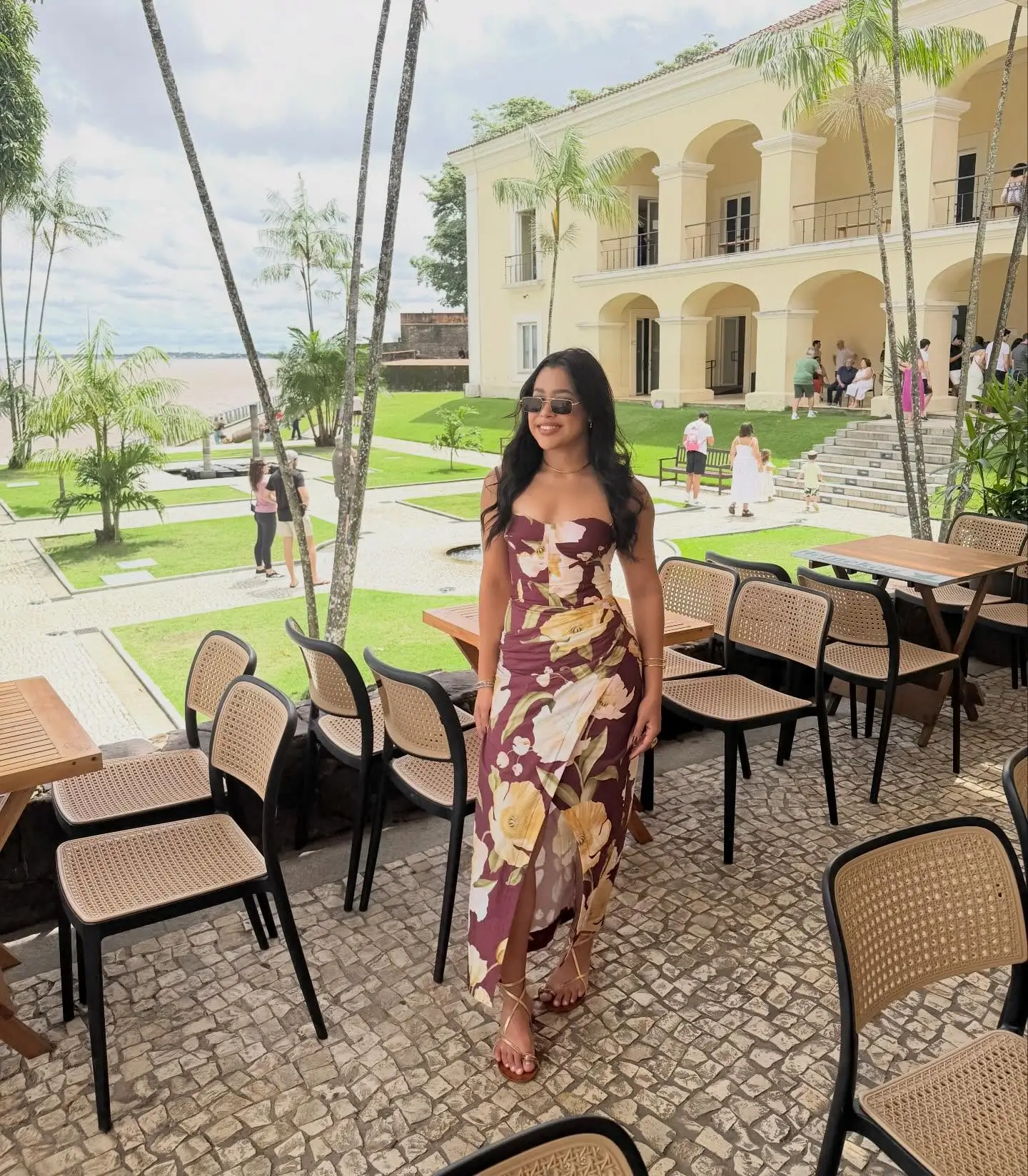 summer clothes for women 2026 Statement Floral Dress With A Structured Edge