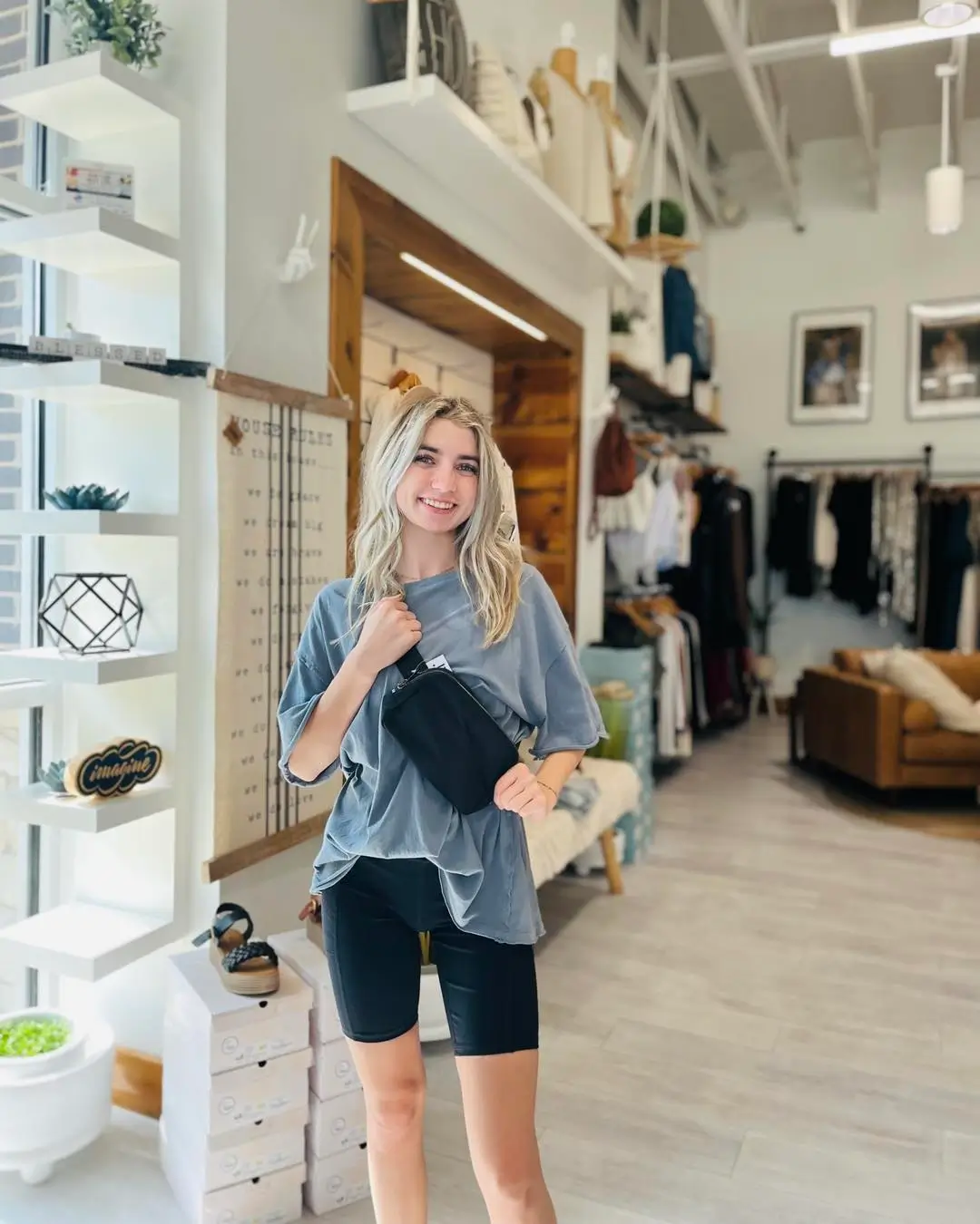 biker shorts outfits summer 2026 Relaxed Grey Tones And Effortless Fit