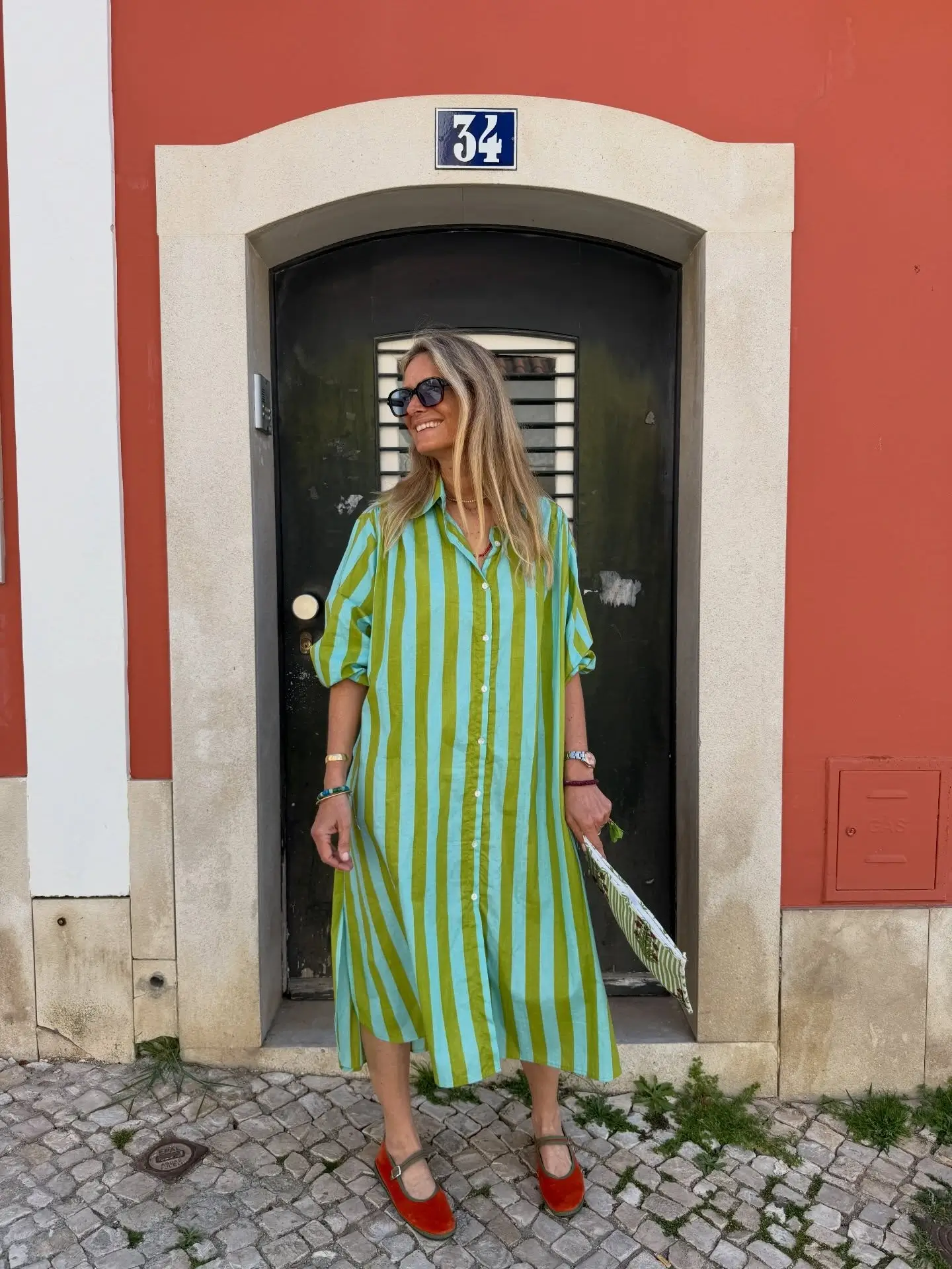 summer vacation resort outfits 2026 Bold Striped Shirt Dresses With Artistic Energy