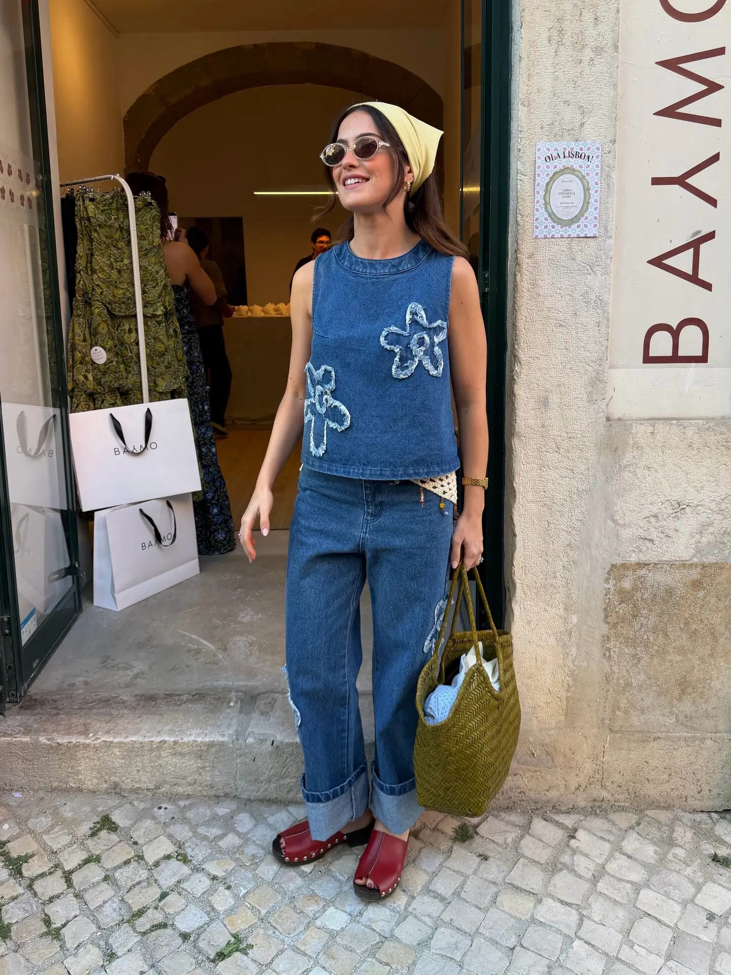 summer fashion outfits for women 2026 Denim On Denim With Artistic Details And Casual Ease