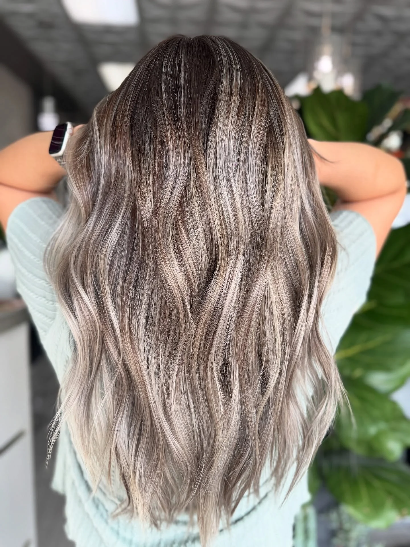 bright summer ash blonde hair color 2026 Dimensional Cool Ash Blonde Waves With Seamless Blend