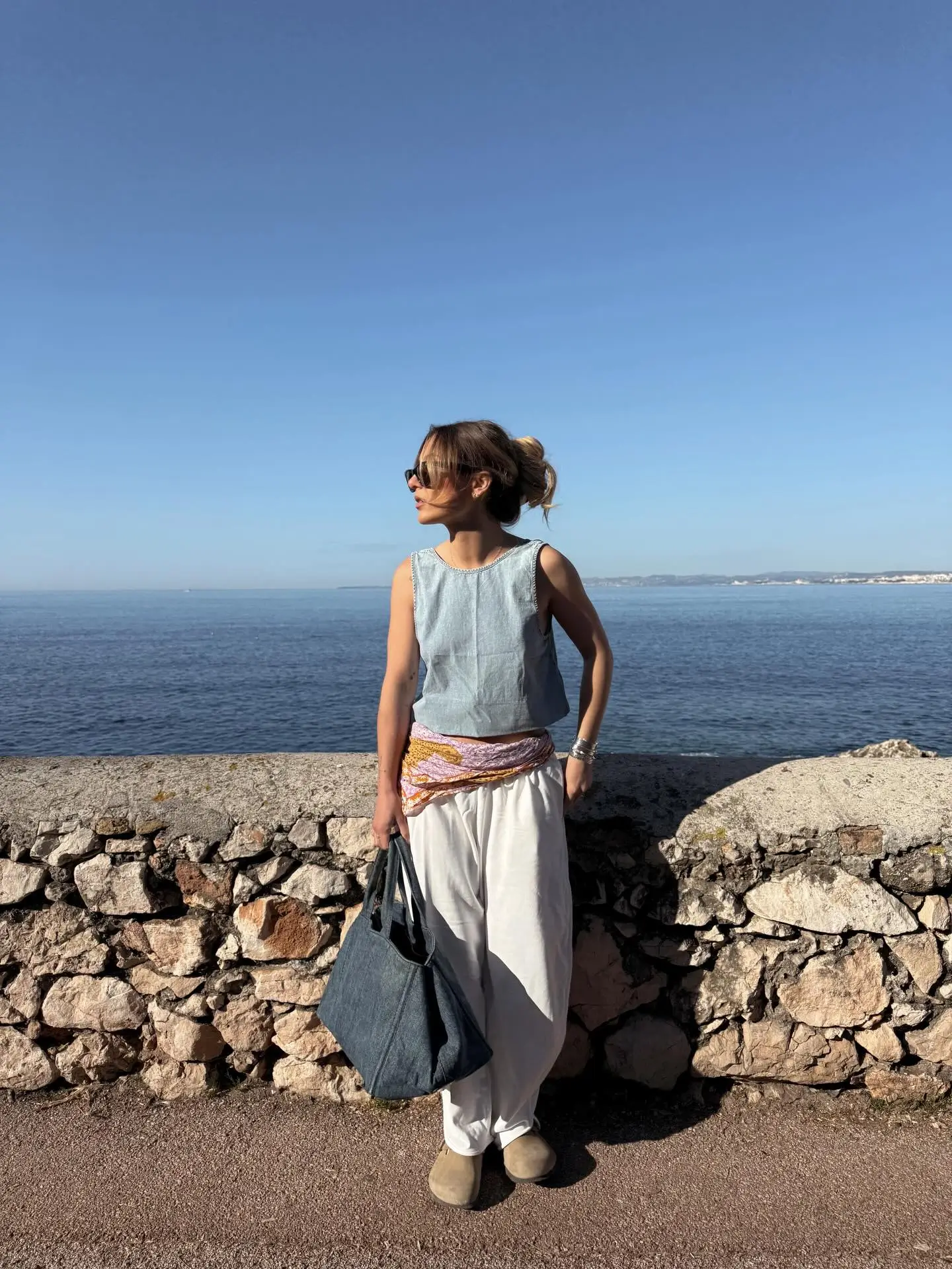 summer sleeveless tops for women 2026 Coastal Calm In Airy Layers And Washed Tones