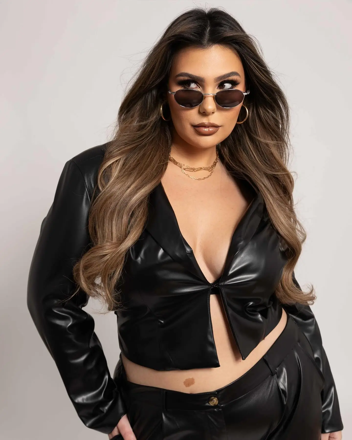 plus size summer outfits for women 2026 Minimal Leather Look That Feels Bold