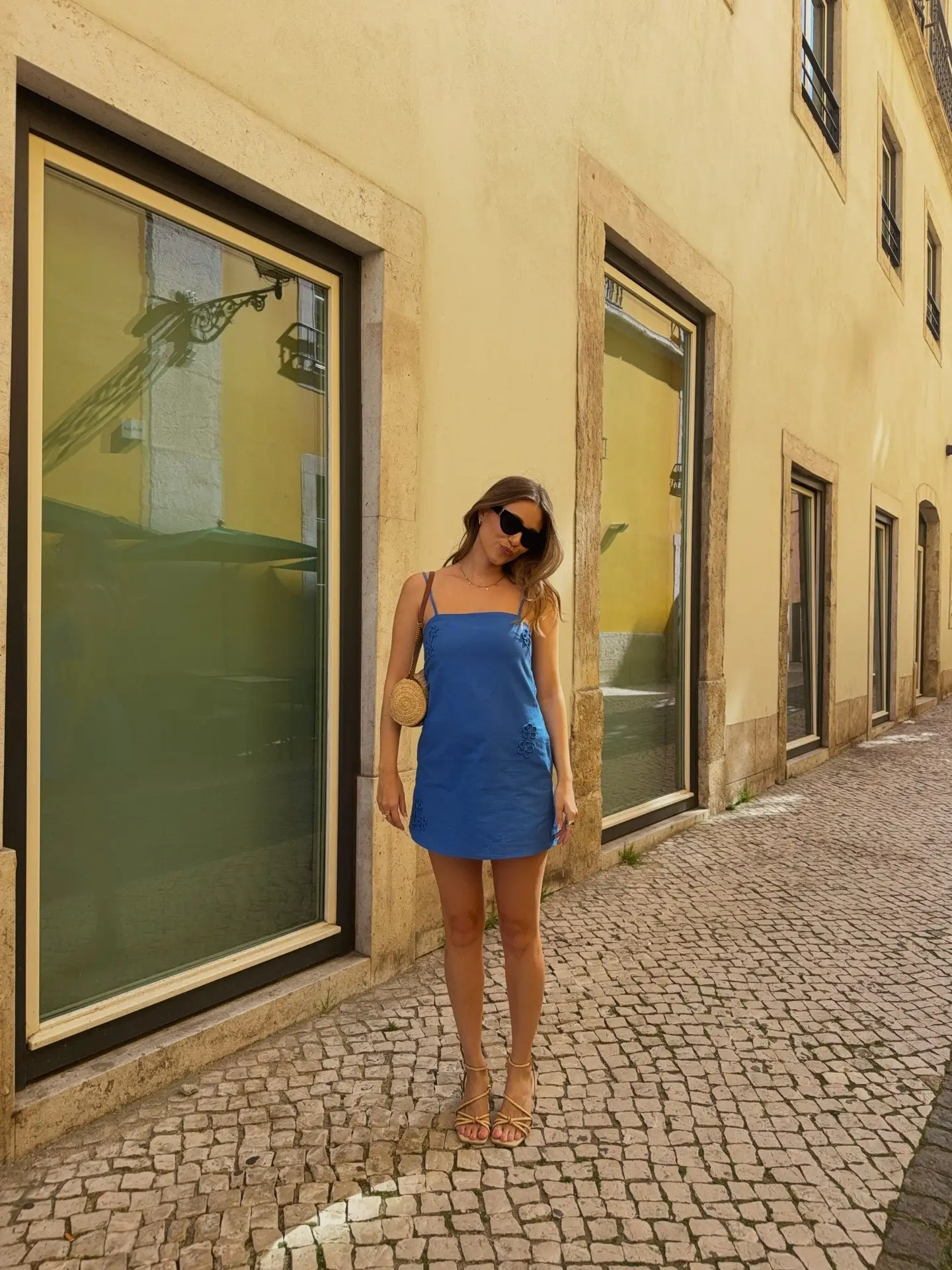 short outfits for women summer 2026 Blue Mini Dress Energy That Feels Light And Playful