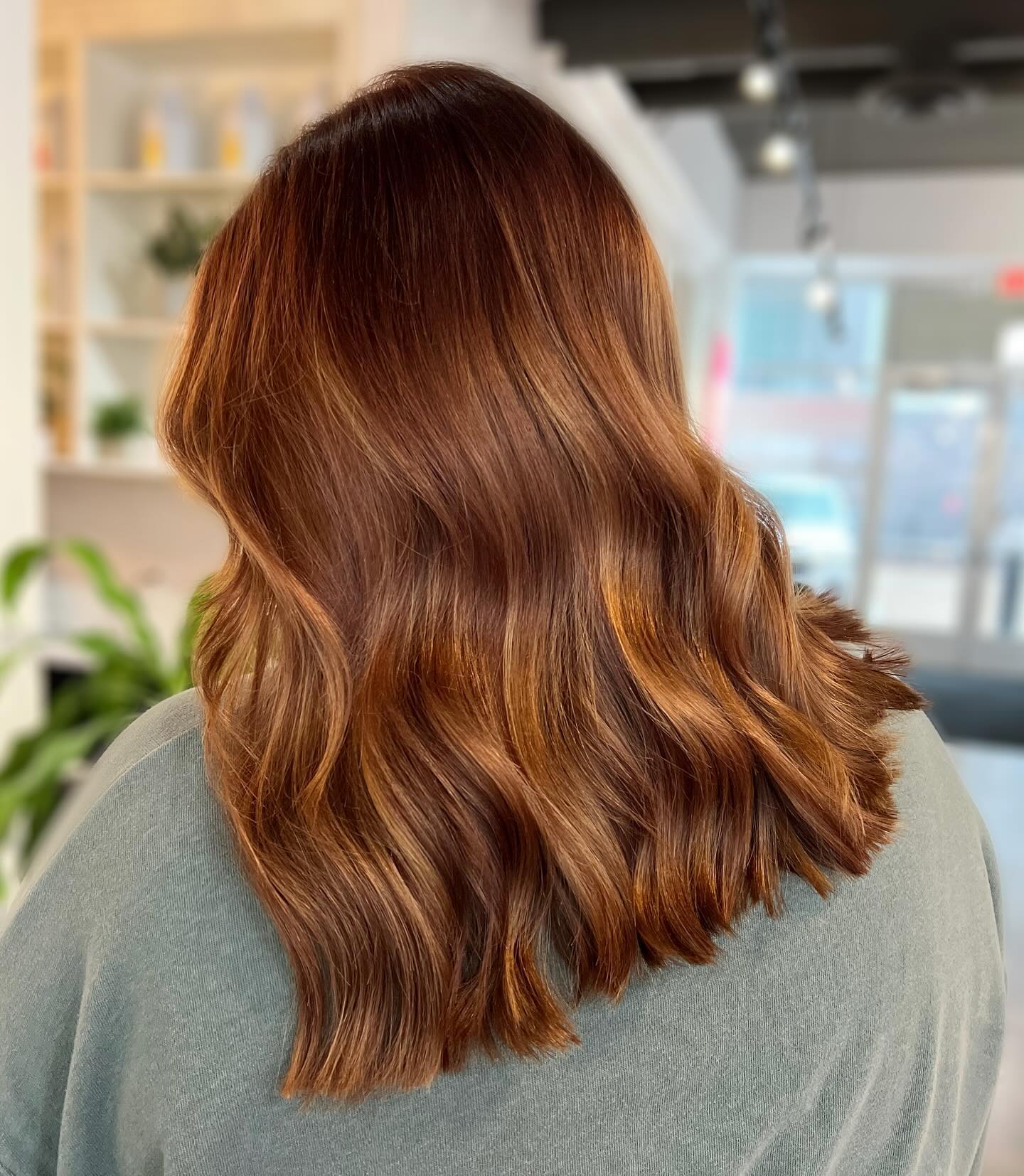 spicy summer auburn hair color 2026 Dimensional Auburn Melt With Soft Chocolate Undertones