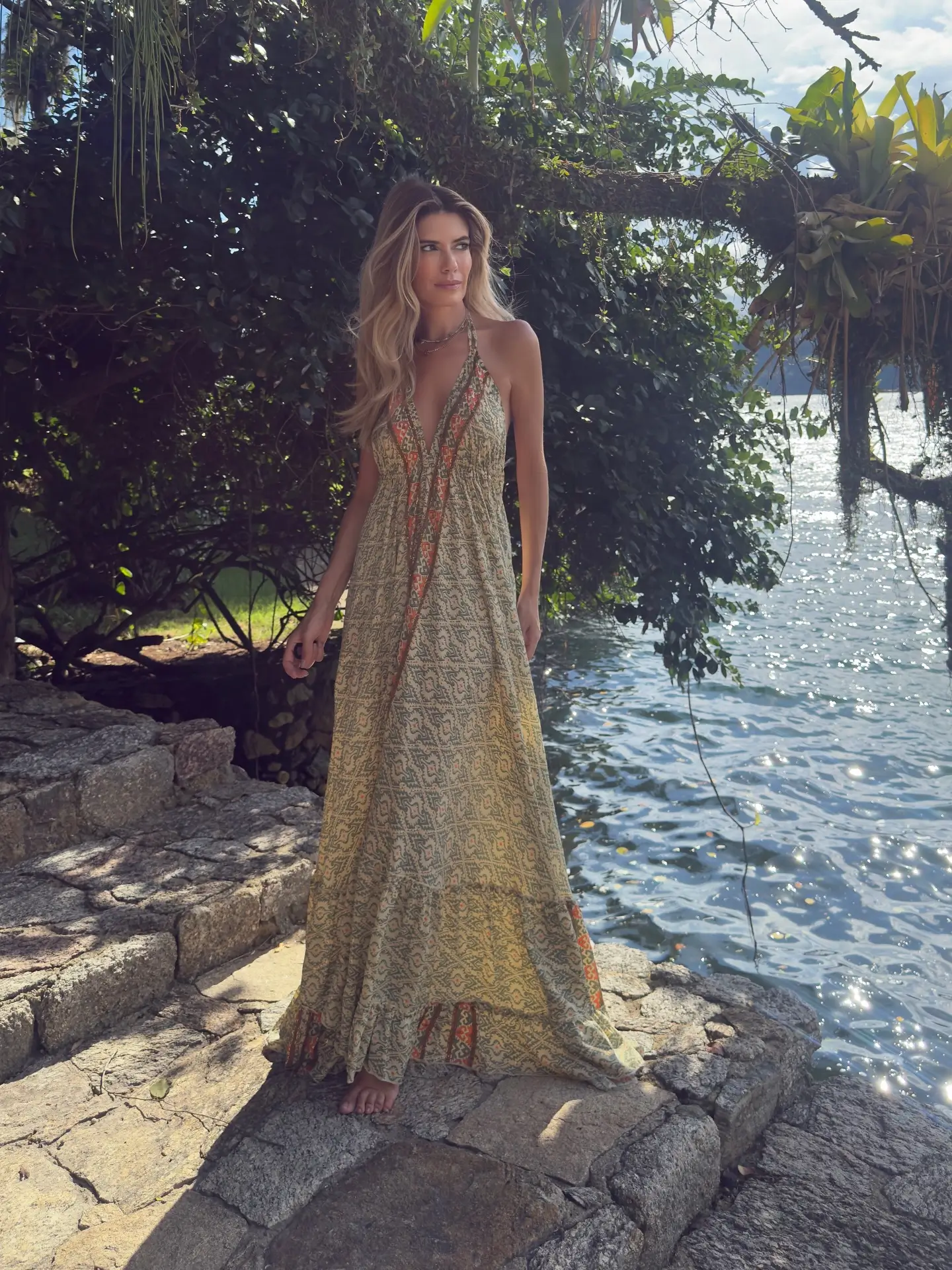 summer sundresses for women 2026 Bohemian Escape The Flowing Vacation Maxi