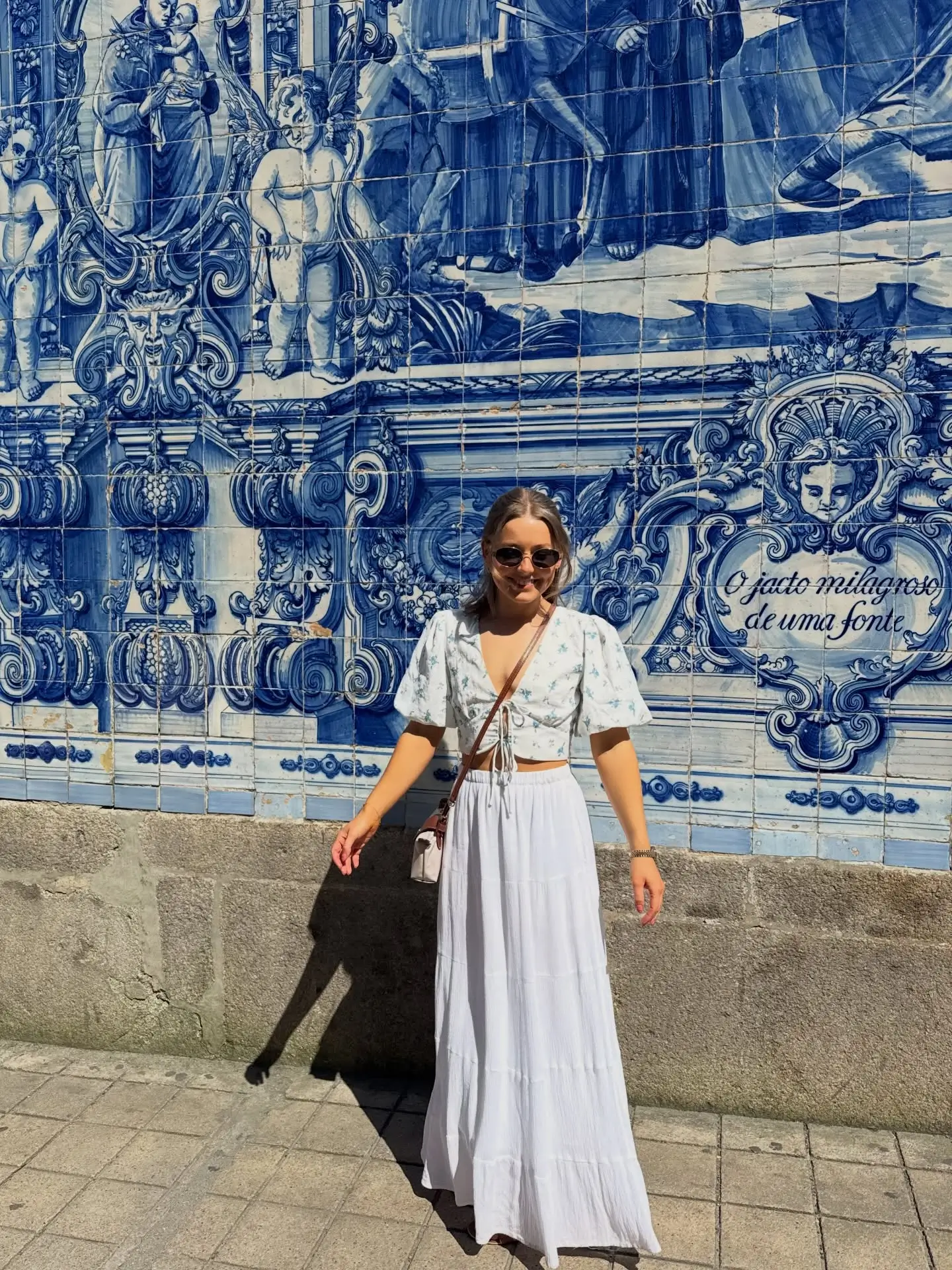 summer crop top outfits for women 2026 Soft White Crop Top With Flowing Long Skirt - The Effortless Summer Romance