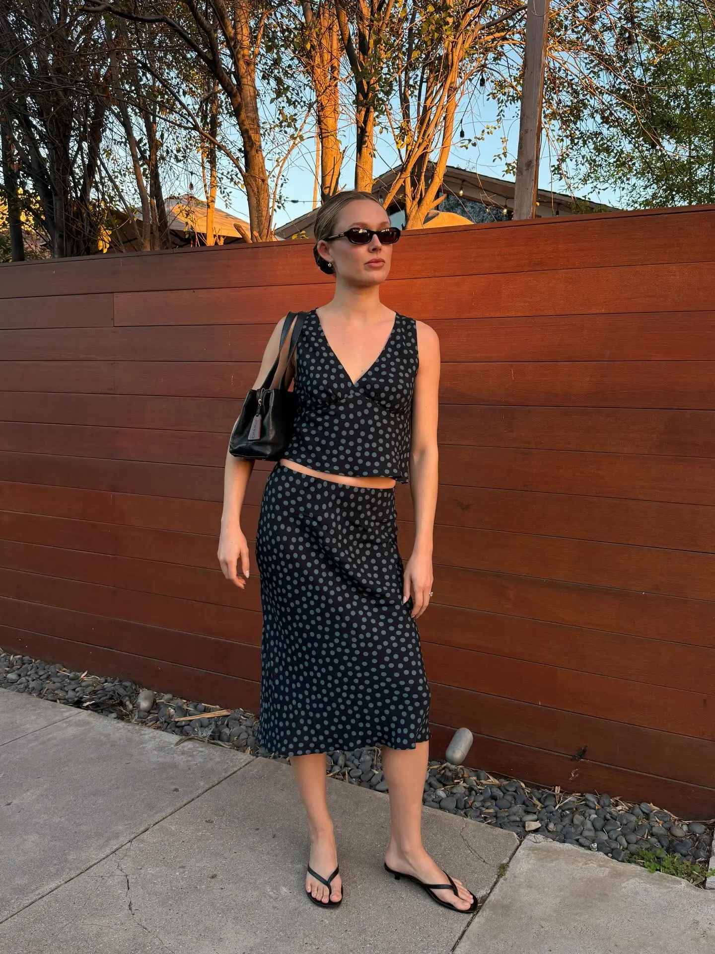 summer outfits for women 2026 Minimal Polka Dot Set That Feels Effortlessly Cool