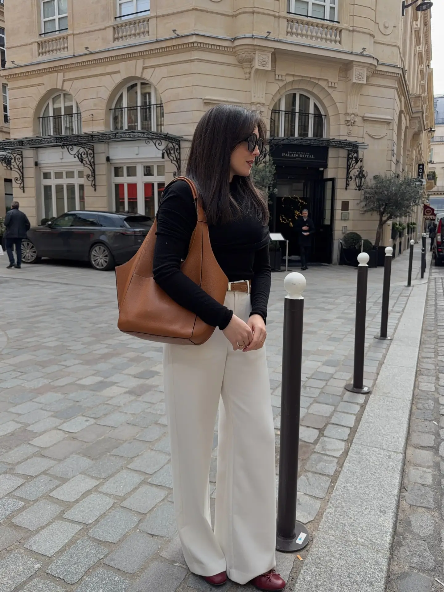 summer work outfits for the office 2026 Minimal Contrast With Tailored Wide-Leg Pants