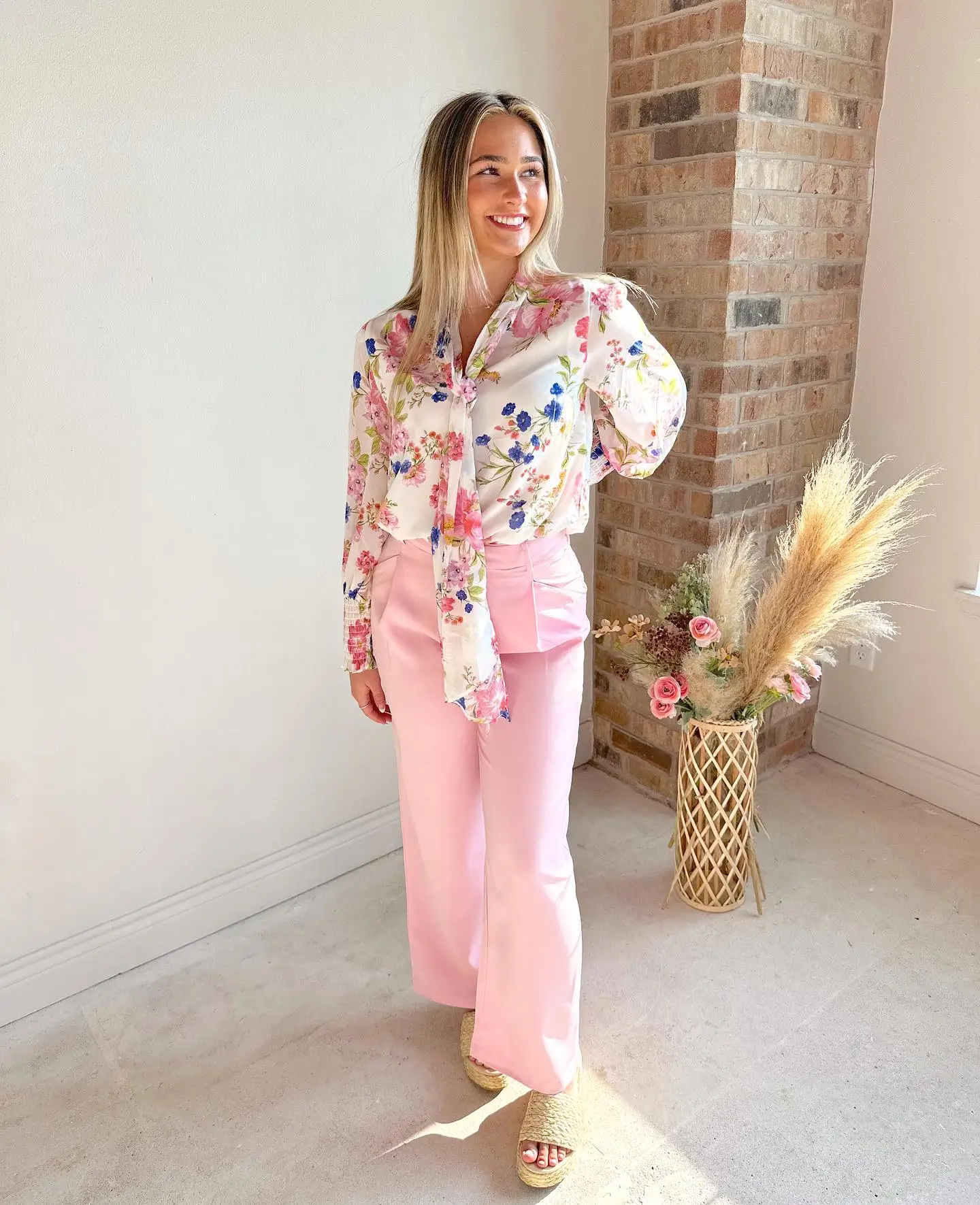 summer blouses for women 2026 Floral Romance With Soft Tailoring