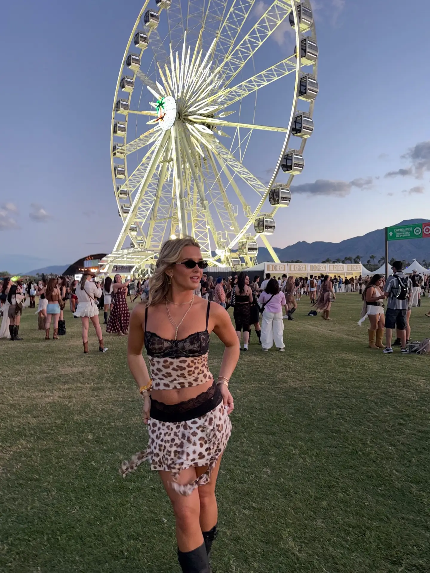 summer rave outfit for women 2026 Leopard Print Meets Soft Feminine Layers