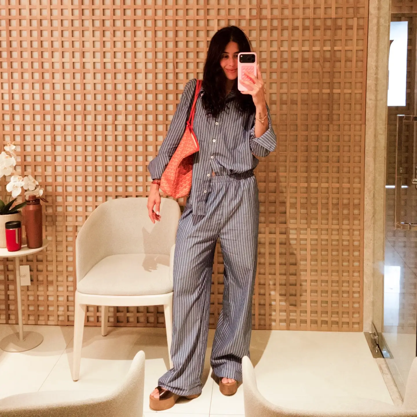 summer set outfits for women 2026 Relaxed Stripe Set With Effortless Off Duty Vibe