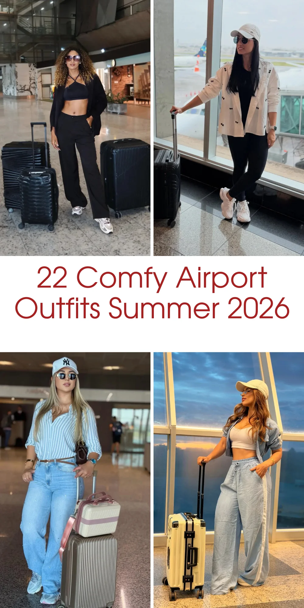 22 Comfy Airport Outfits Summer 2026 - Stylish Travel Looks You’ll Actually Want To Wear