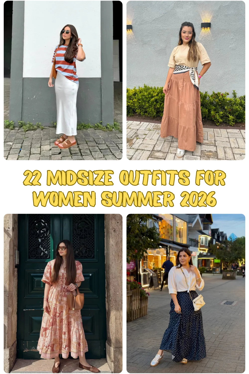 22 Midsize Outfits For Women Summer 2026 - Effortless Looks That Actually Feel Good