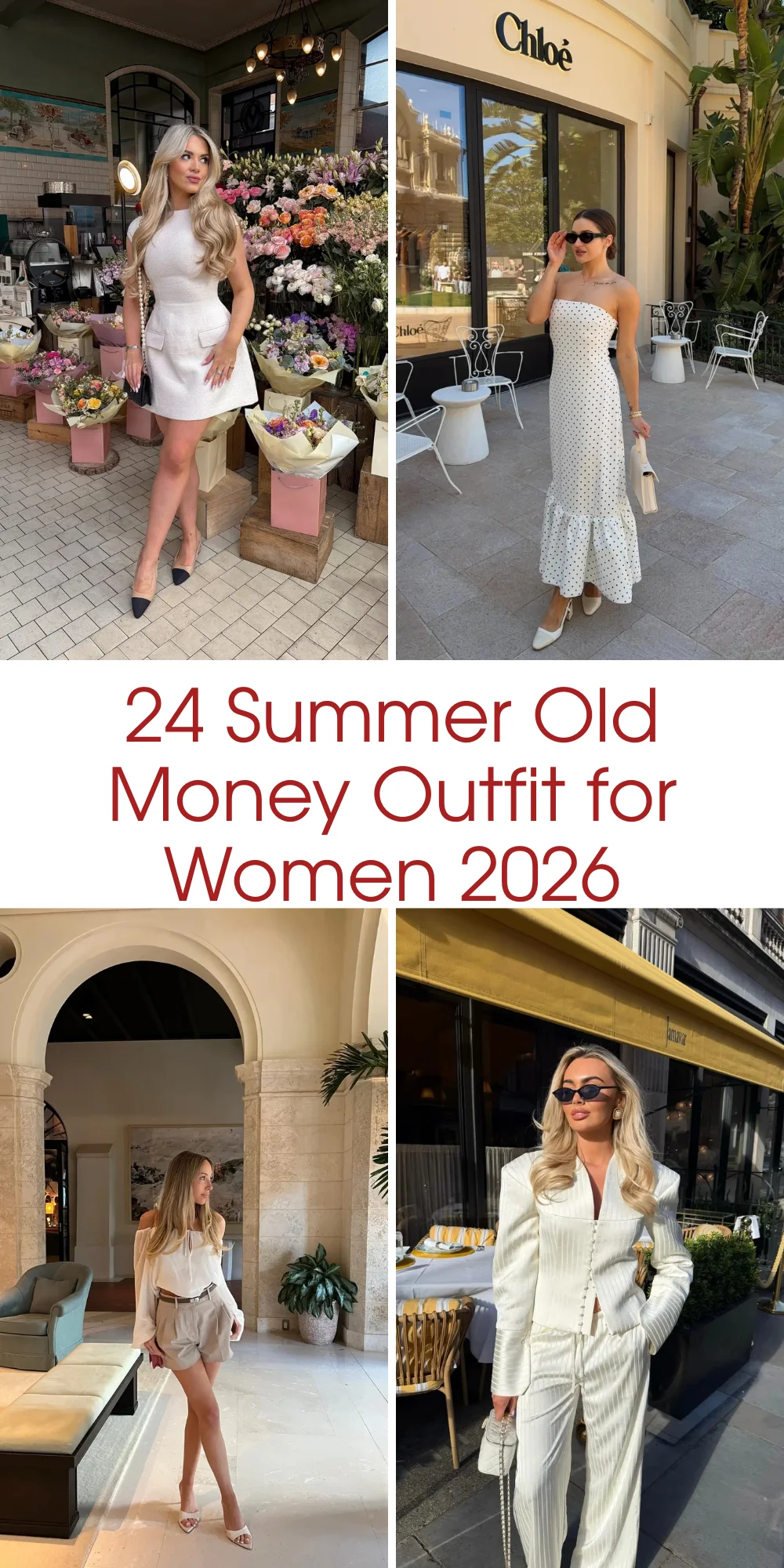24 Summer Old Money Outfit For Women 2026 - Elegant And Effortless Style Ideas