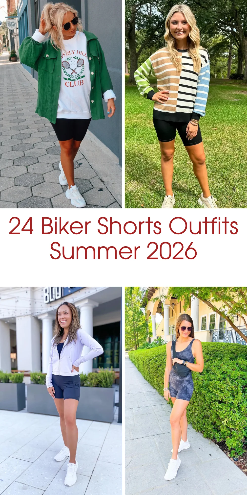 24 Biker Shorts Outfits Summer 2026 - Effortless Looks You’ll Actually Want To Wear